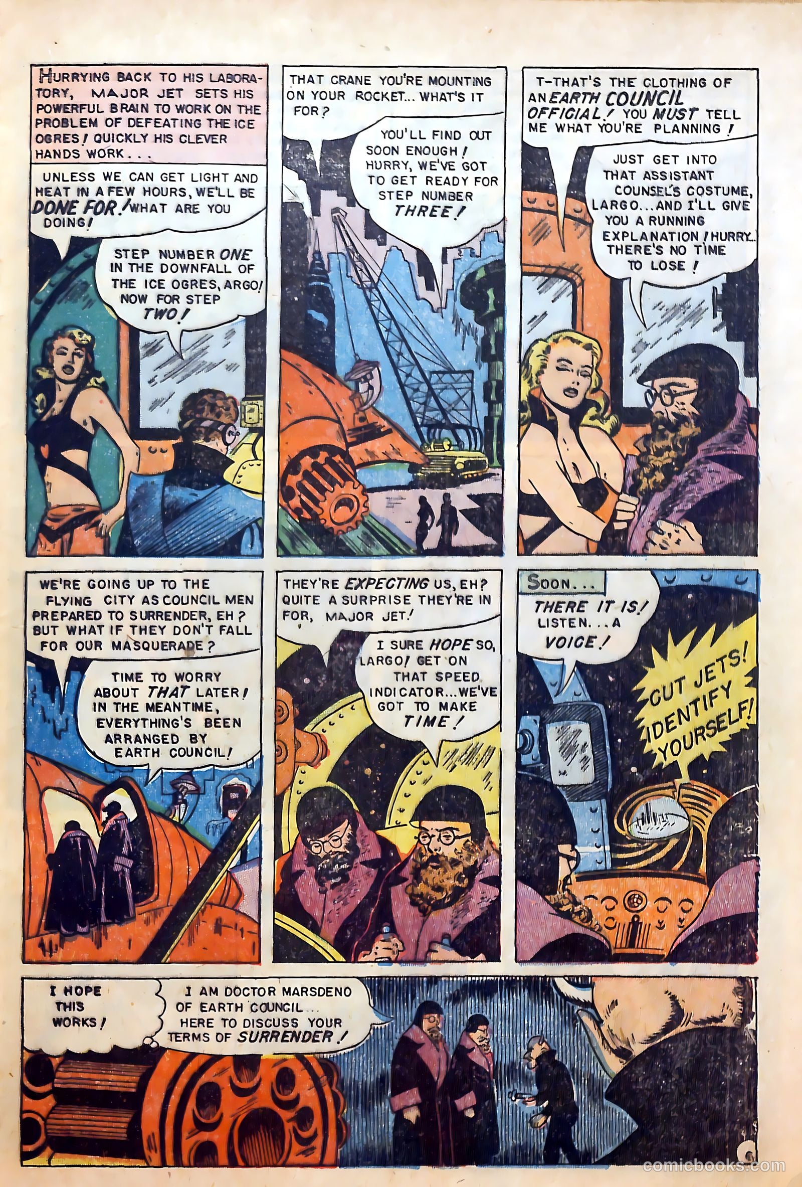 Blue Bolt Weird Tales #118 (1953) — page 17 of 36