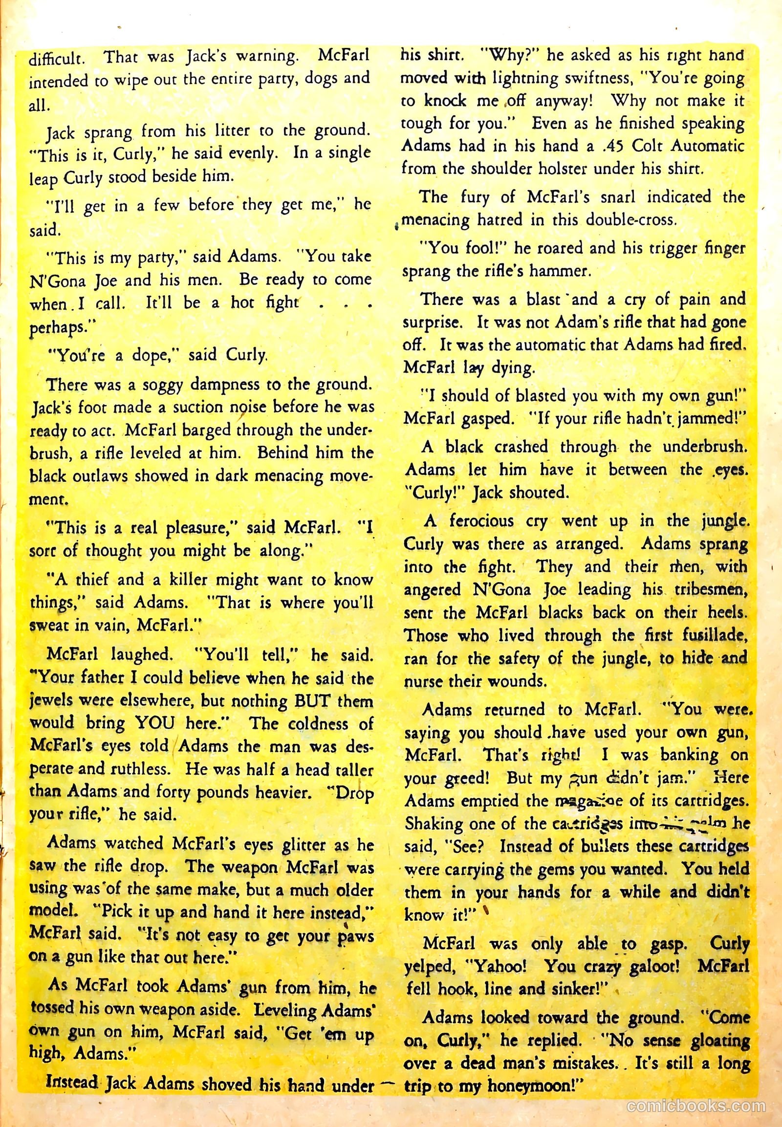 Blue Bolt Weird Tales of Terror #116 (1952) — page 21 of 23