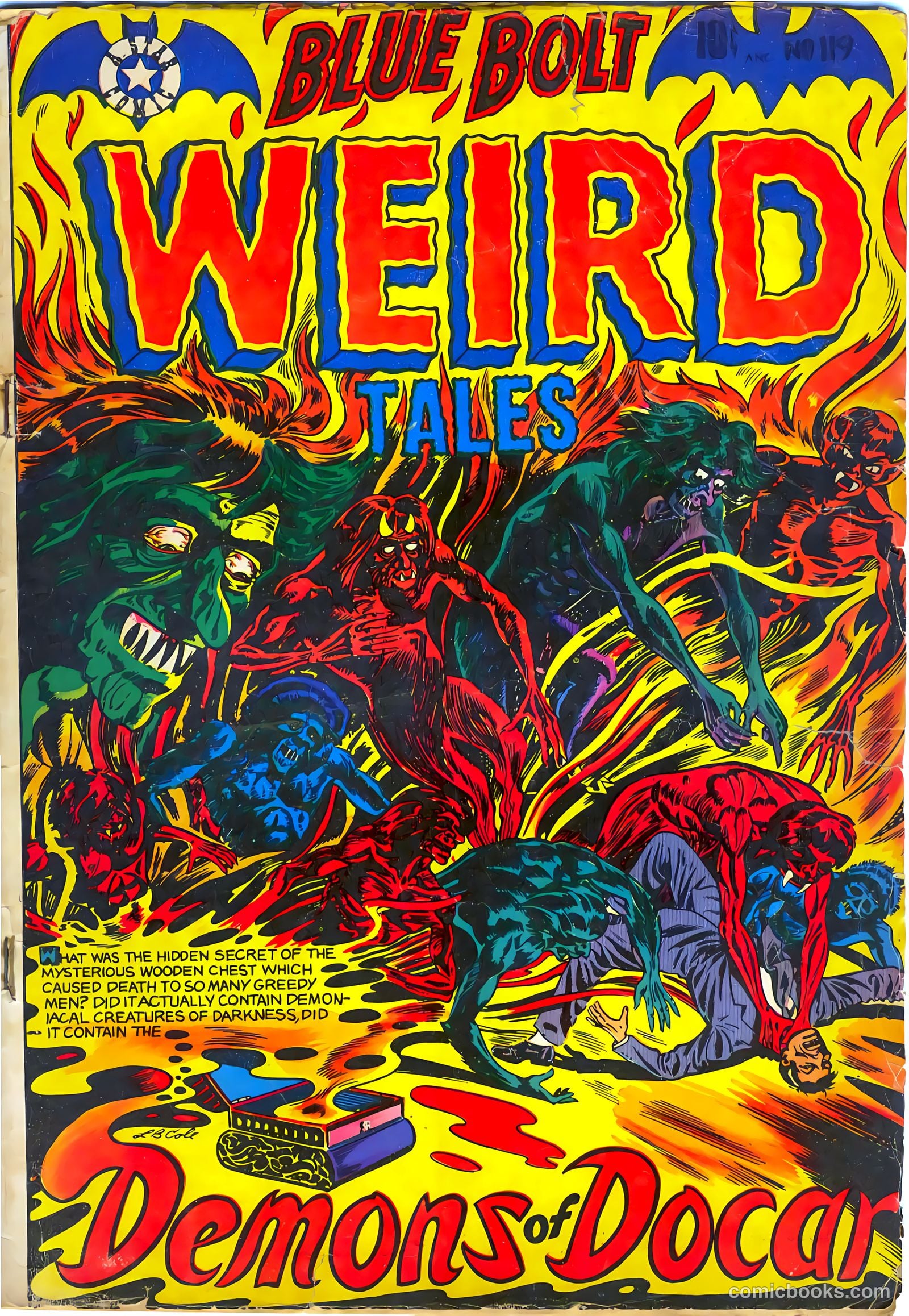 Blue Bolt Weird Tales of Terror #119