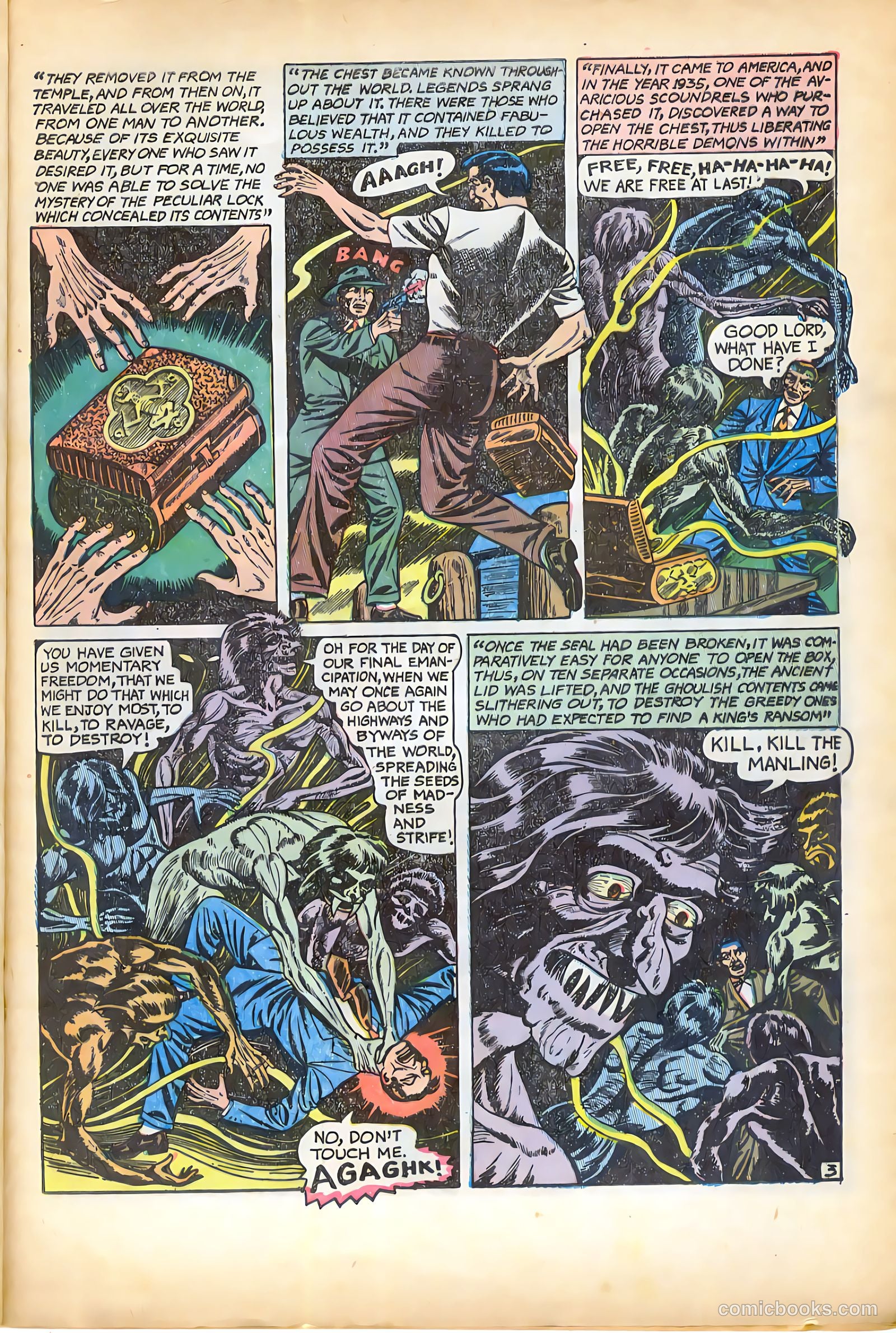 Blue Bolt Weird Tales of Terror #119 (1953) — page 5
