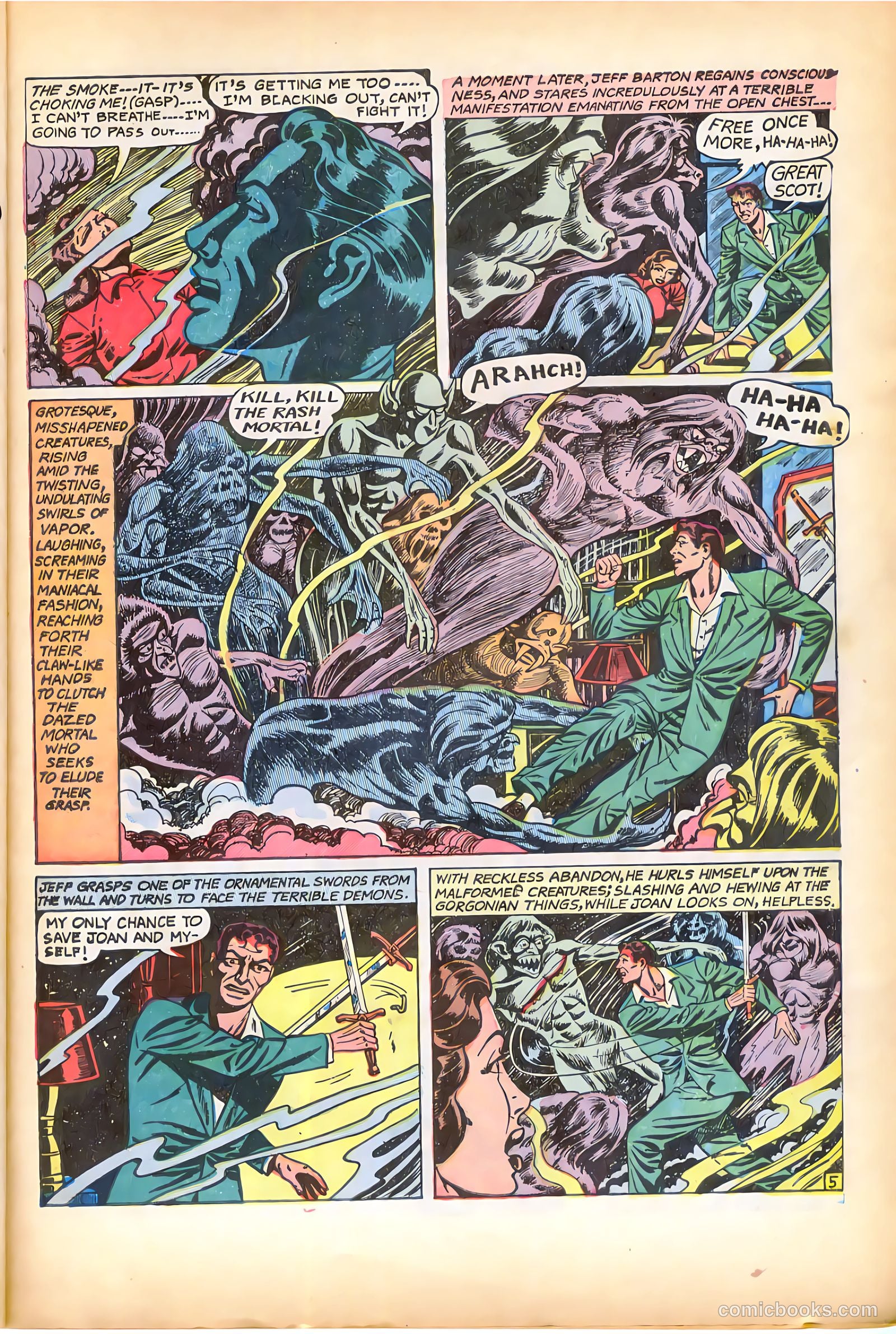Blue Bolt Weird Tales of Terror #119 (1953) — page 7
