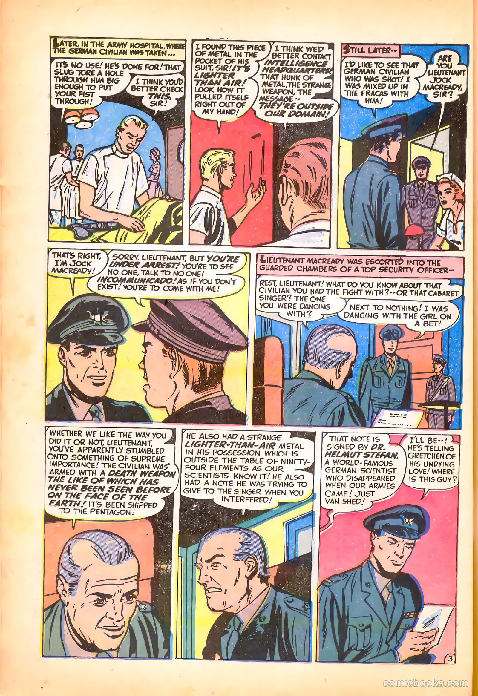 Blue Bolt Weird Tales of Terror #119 (1953) — page 14