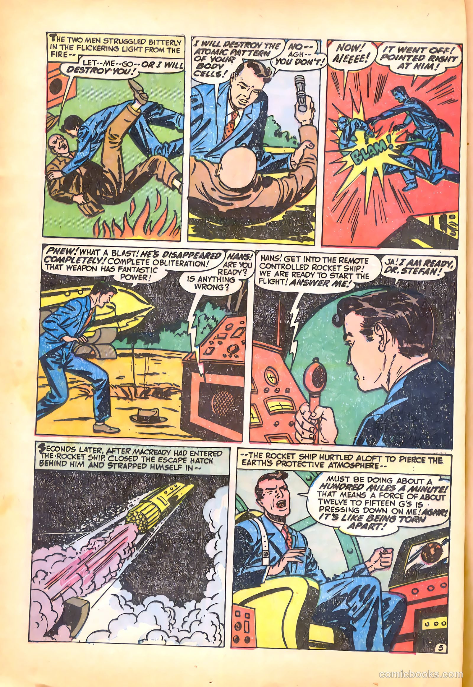 Blue Bolt Weird Tales of Terror #119 (1953) — page 16
