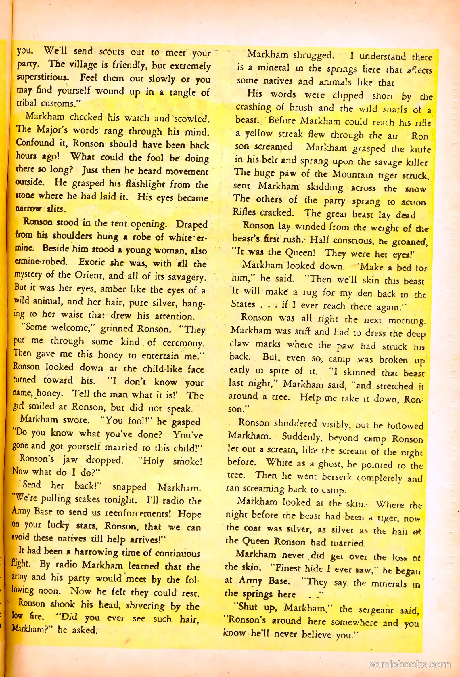 Blue Bolt Weird Tales of Terror #119 (1953) — page 23
