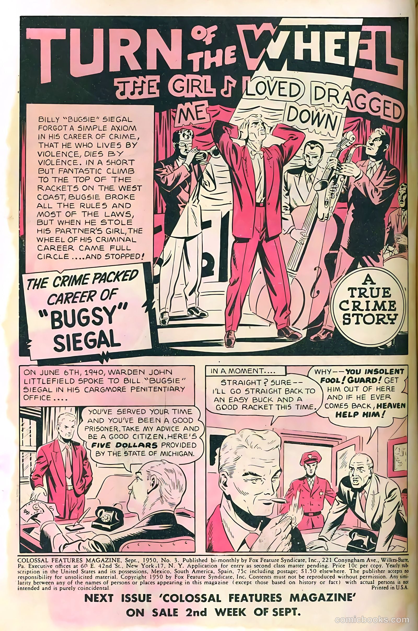 Blue Circle Comics #6 (1945, Rural Empire Publishing Co.) — page 3 of 37
