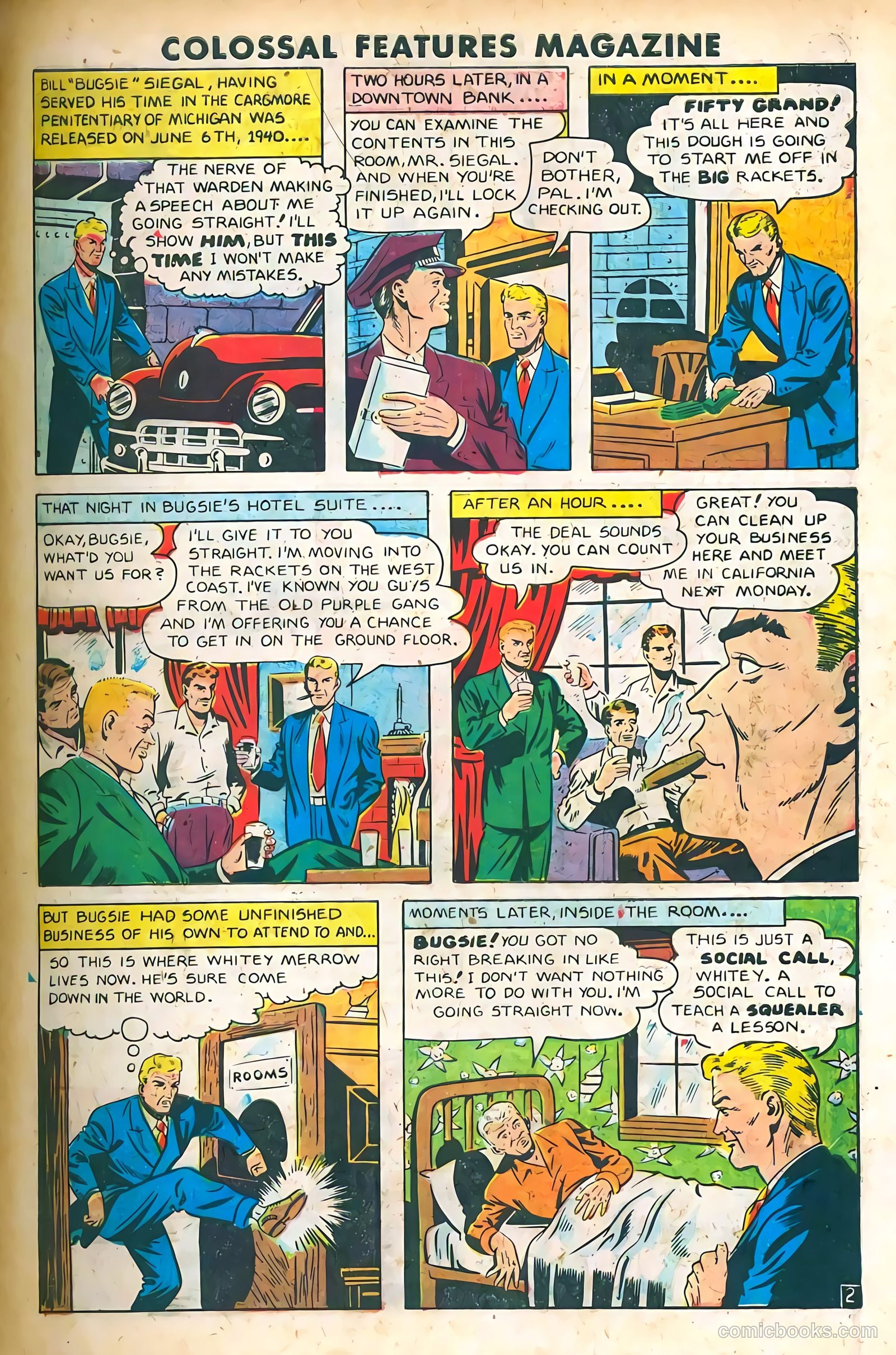 Blue Circle Comics #6 (1945, Rural Empire Publishing Co.) — page 4 of 37