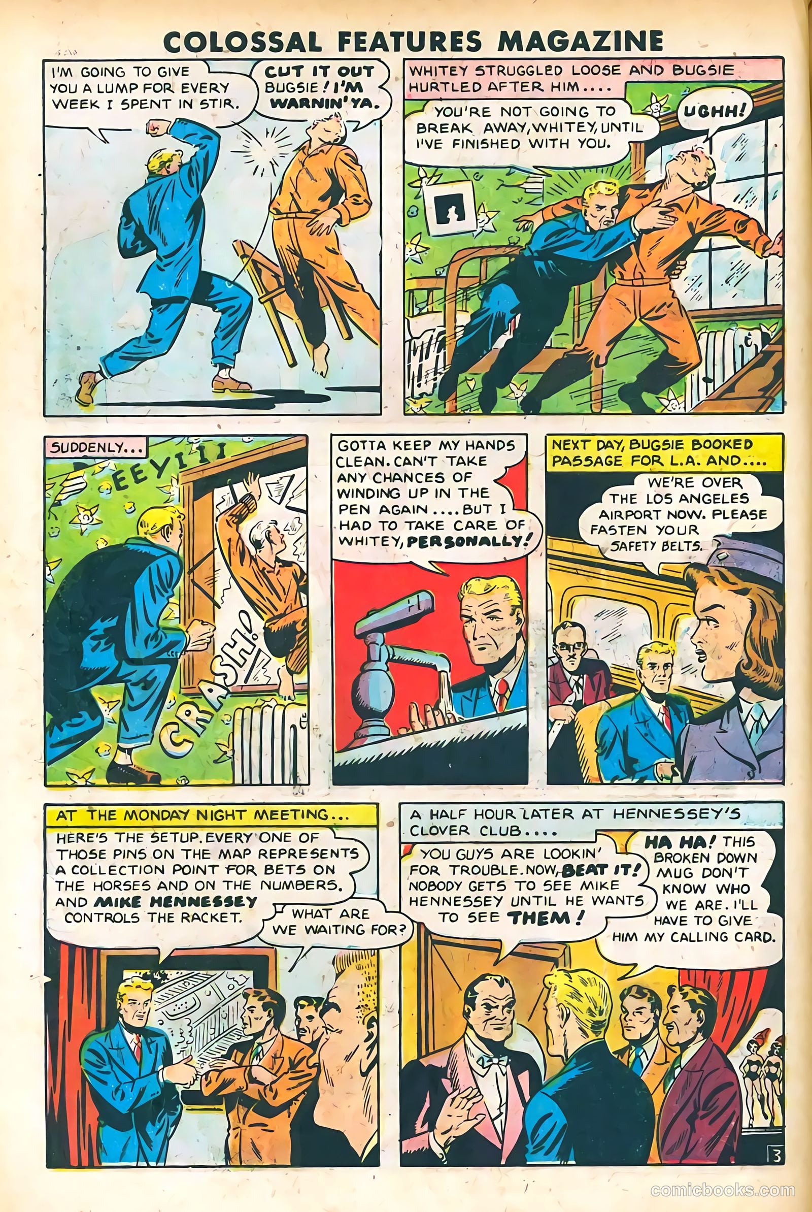 Blue Circle Comics #6 (1945, Rural Empire Publishing Co.) — page 5 of 37