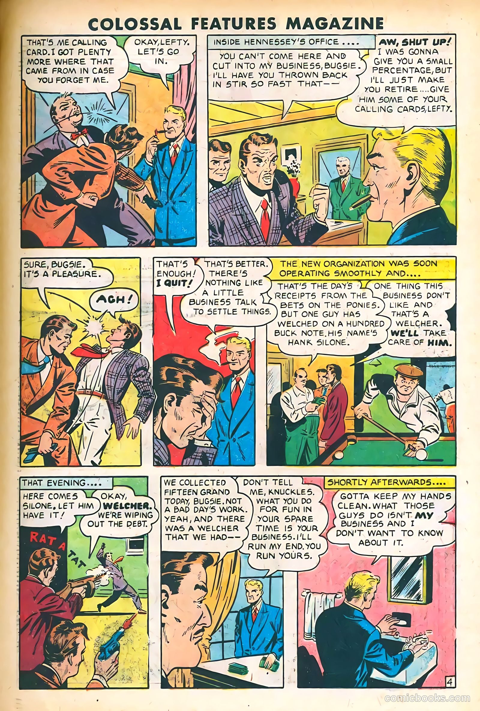 Blue Circle Comics #6 (1945, Rural Empire Publishing Co.) — page 6 of 37