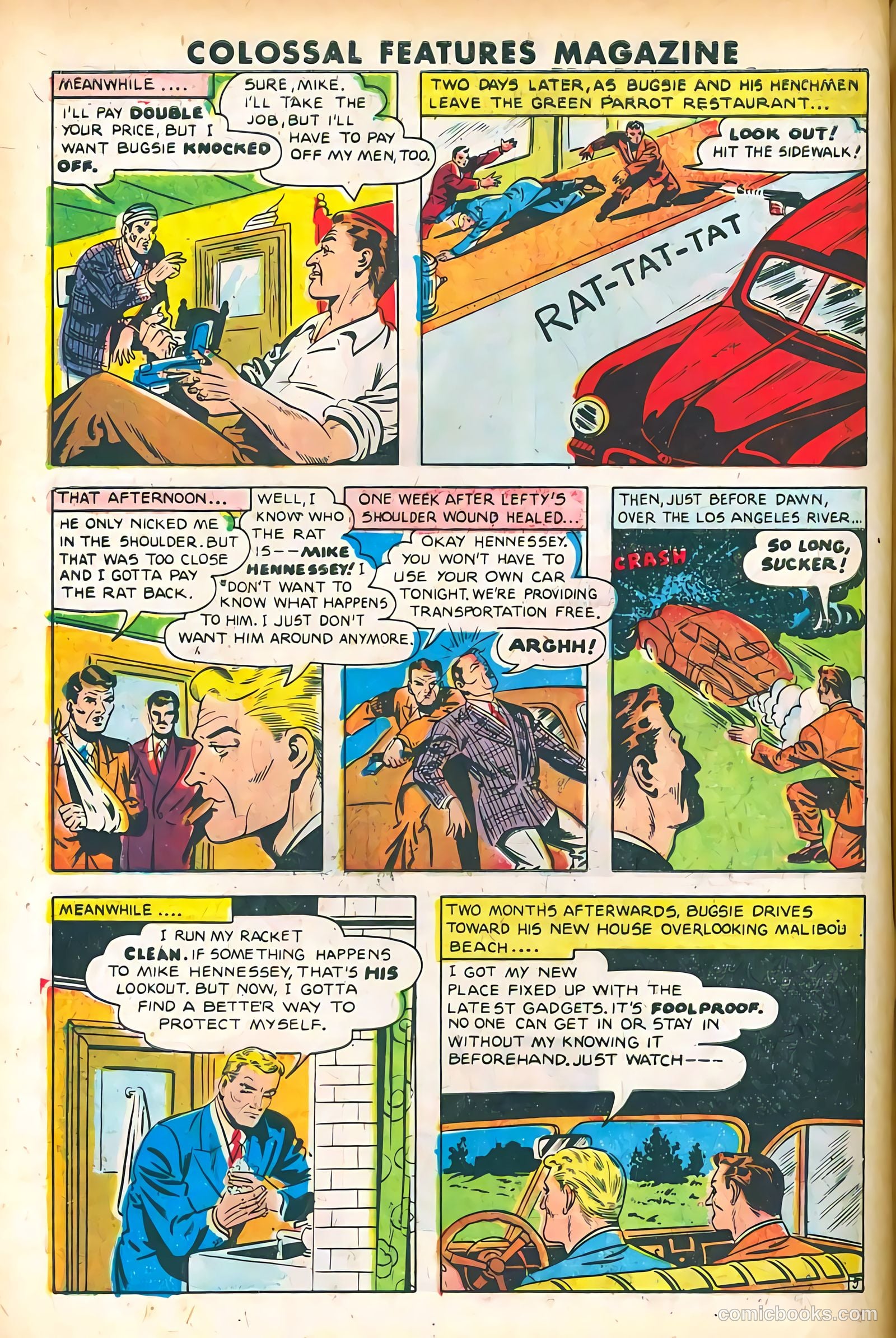 Blue Circle Comics #6 (1945, Rural Empire Publishing Co.) — page 7 of 37