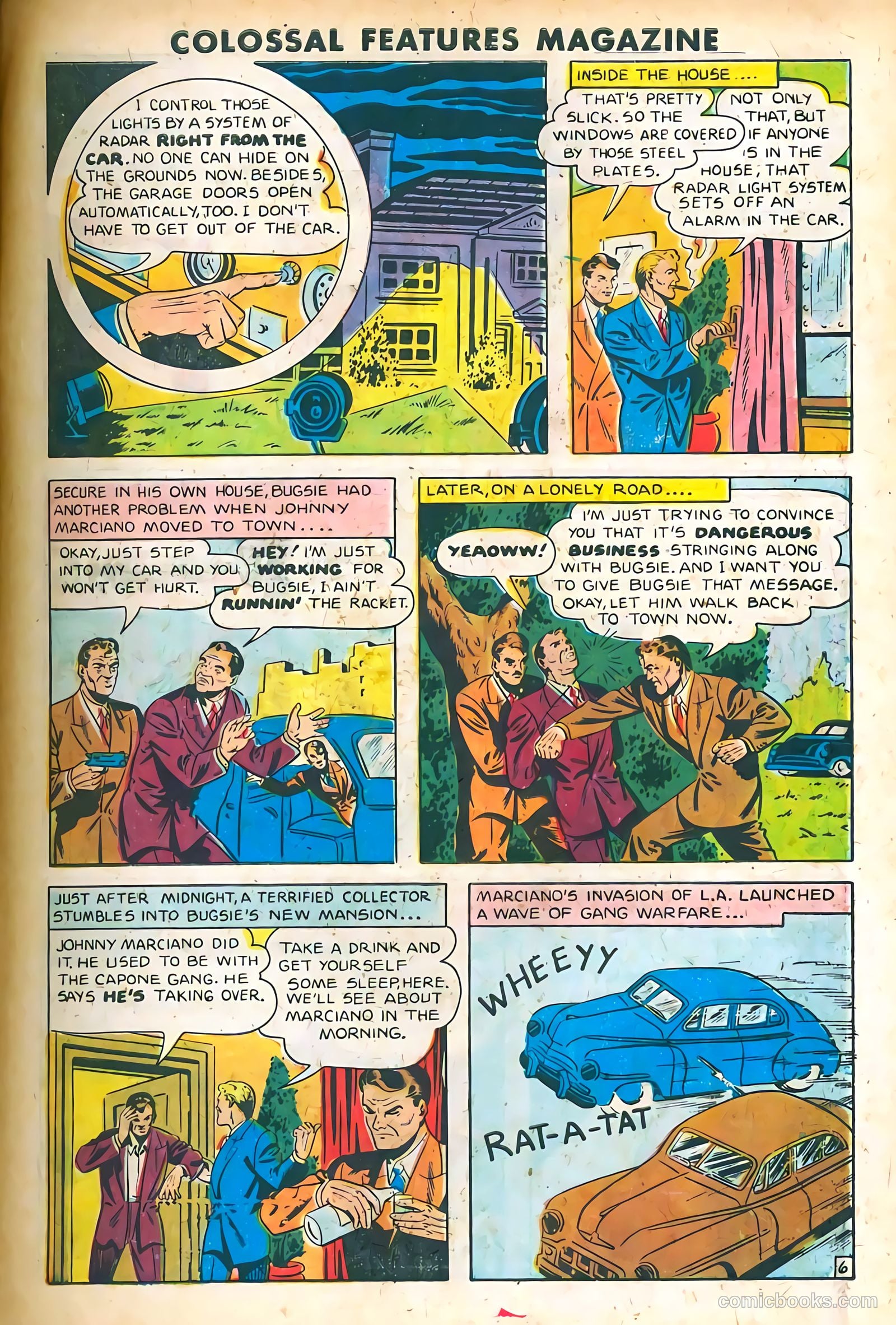 Blue Circle Comics #6 (1945, Rural Empire Publishing Co.) — page 8 of 37