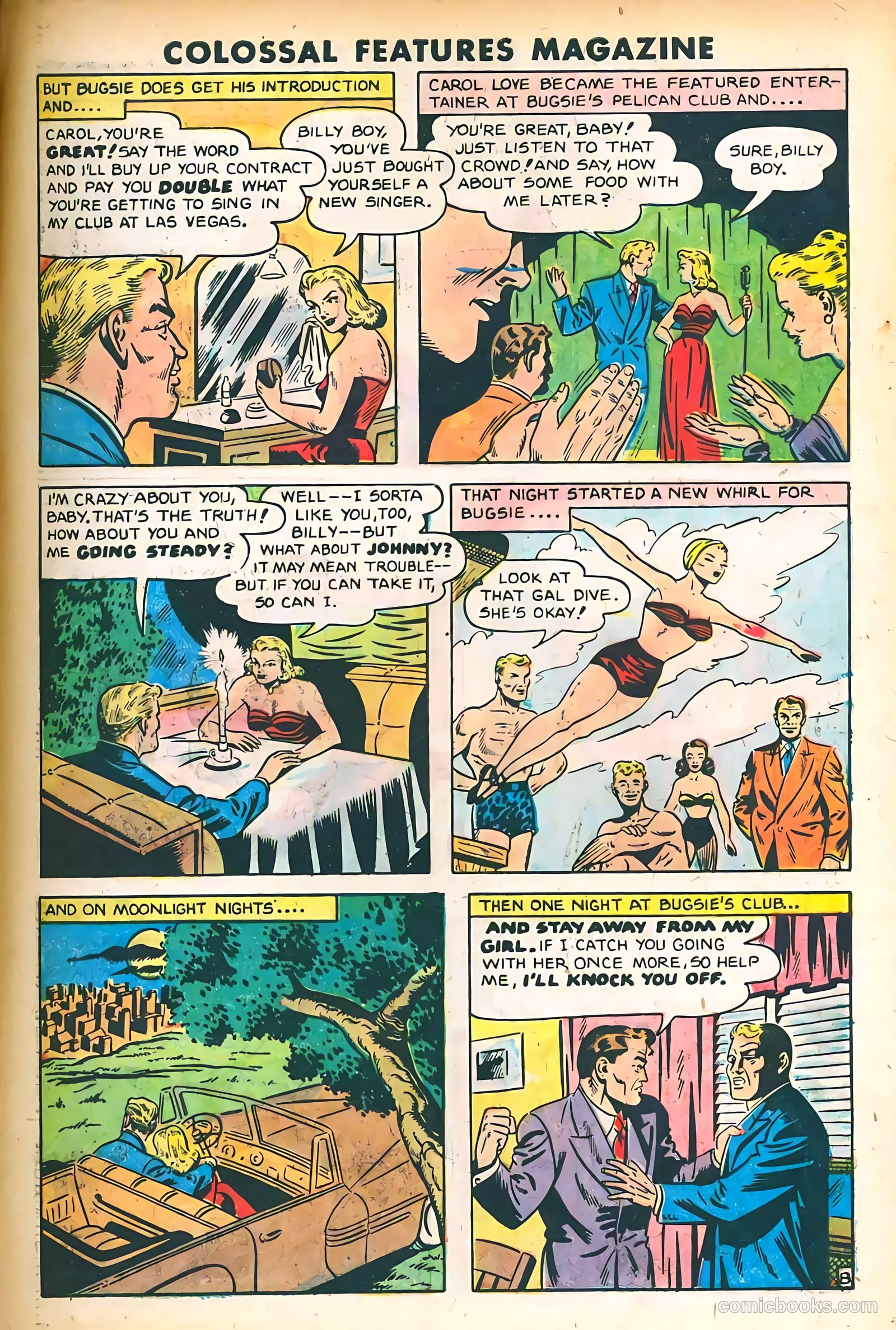 Blue Circle Comics #6 (1945, Rural Empire Publishing Co.) — page 10 of 37