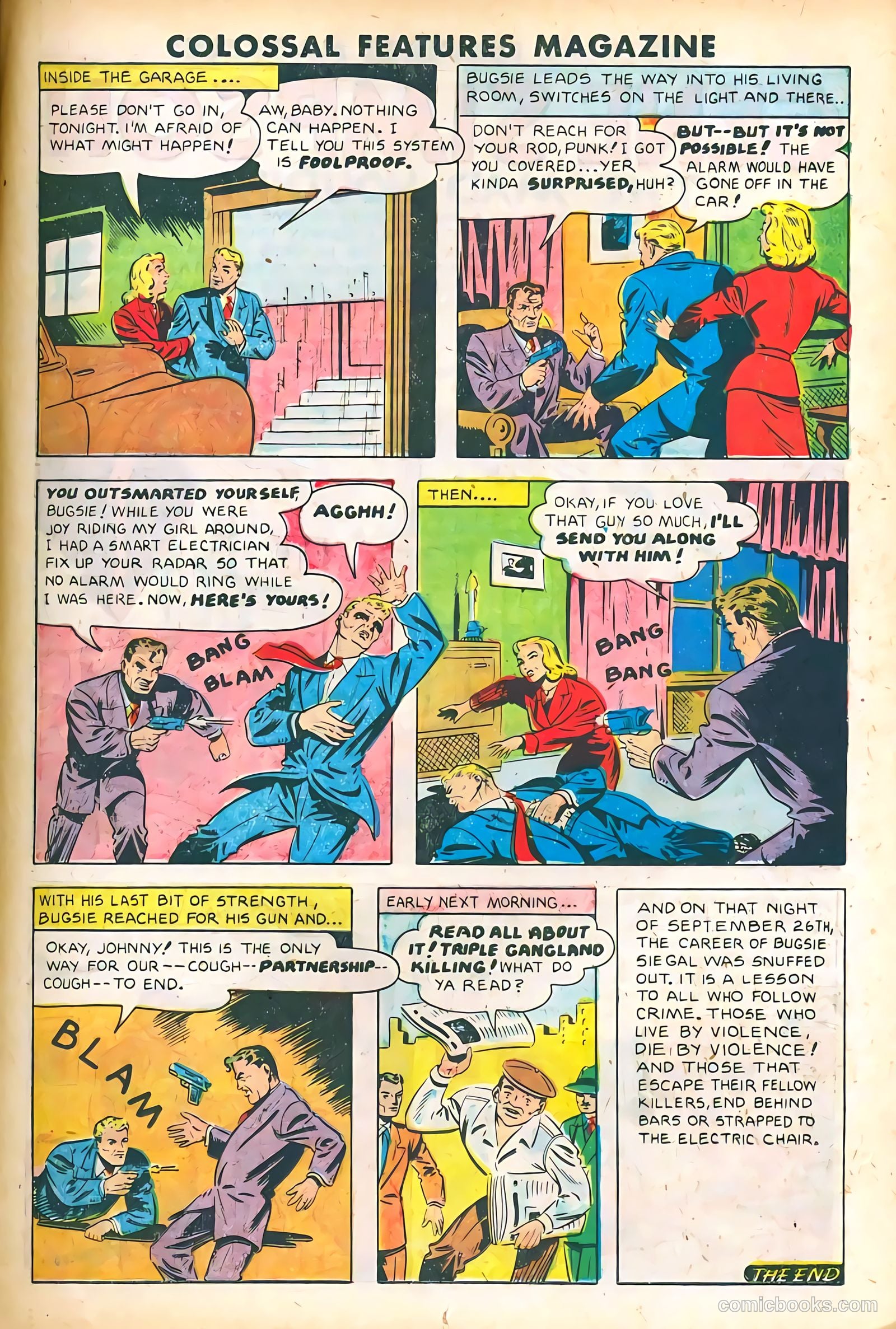 Blue Circle Comics #6 (1945, Rural Empire Publishing Co.) — page 12 of 37