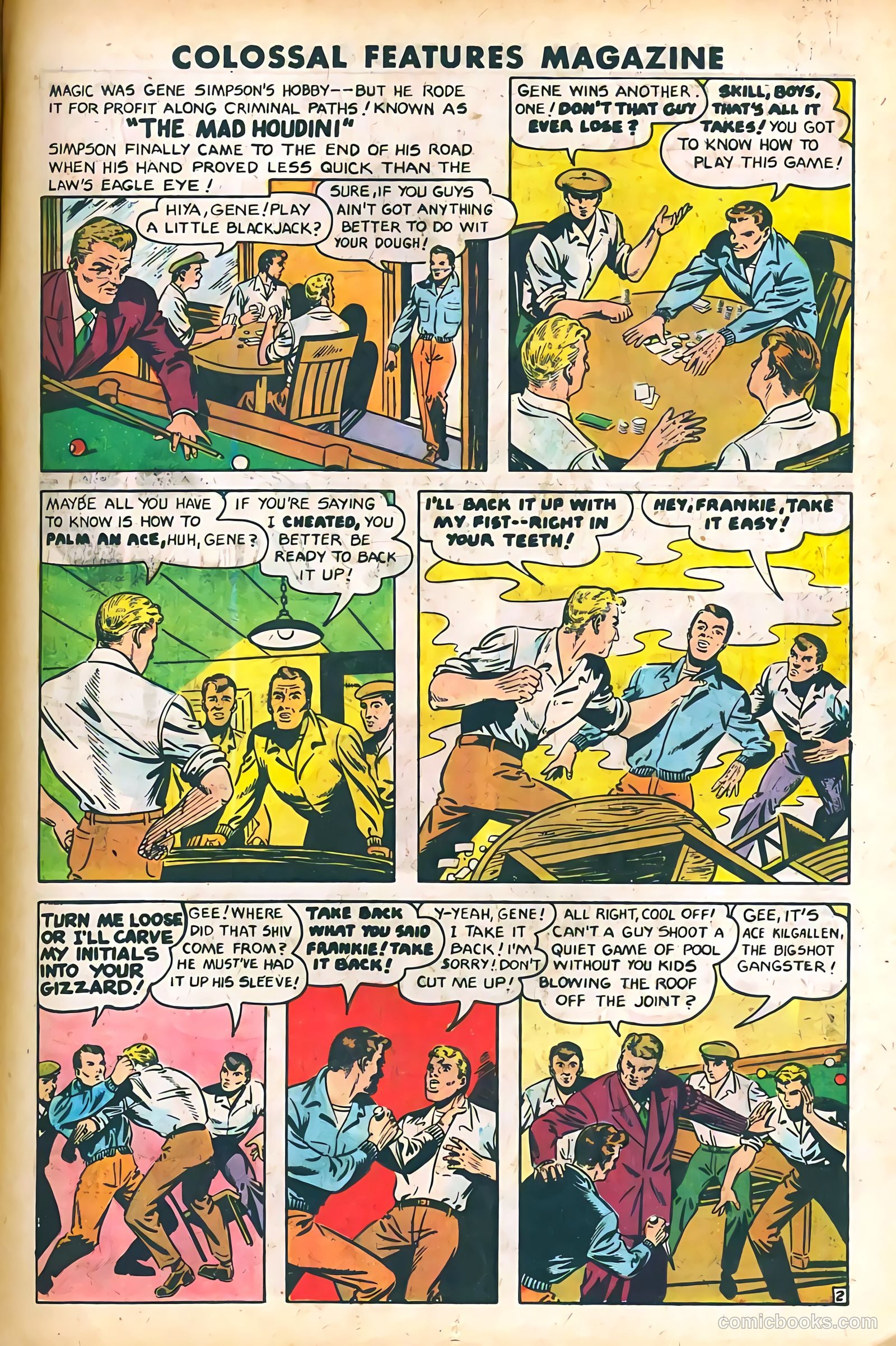 Blue Circle Comics #6 (1945, Rural Empire Publishing Co.) — page 14 of 37