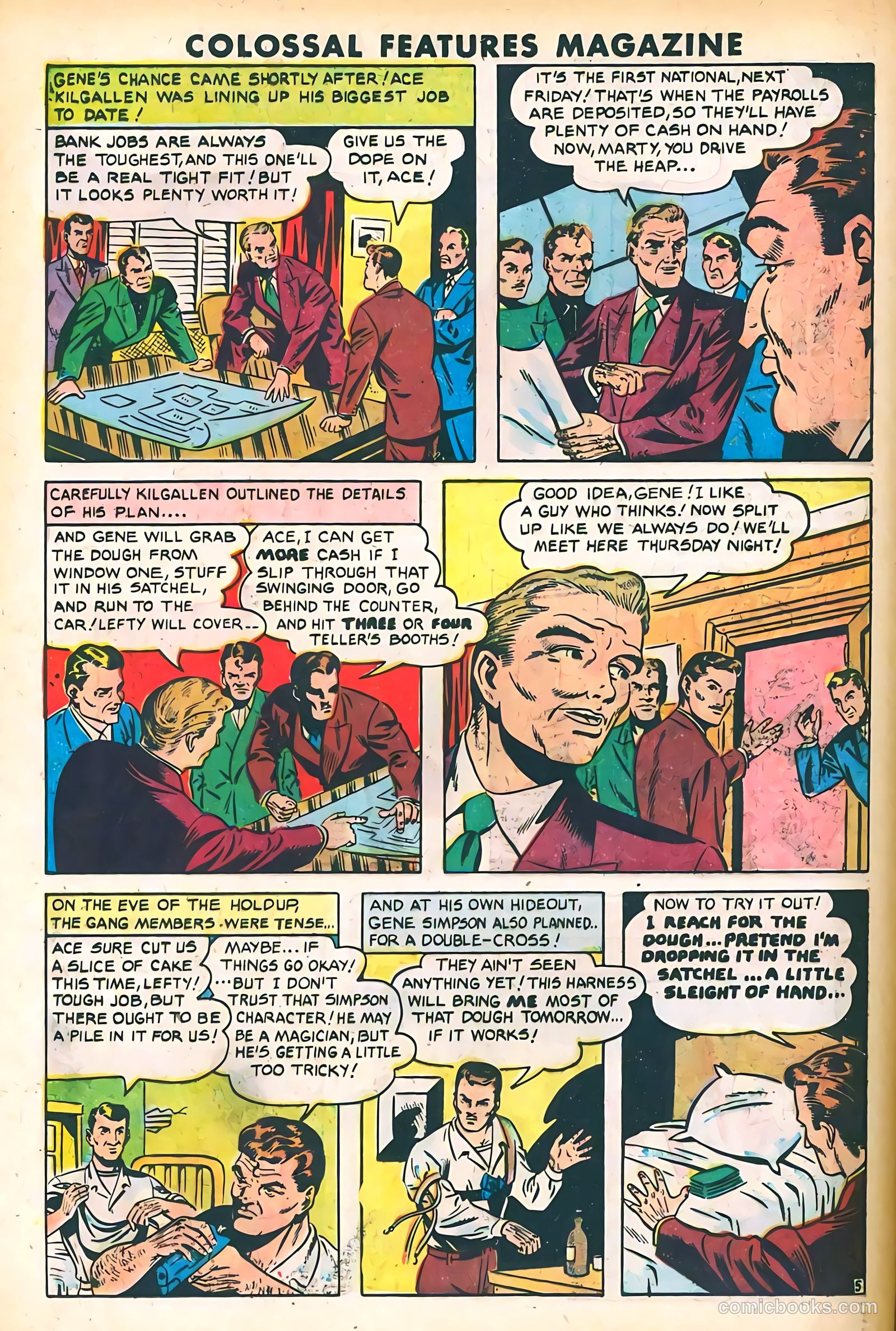 Blue Circle Comics #6 (1945, Rural Empire Publishing Co.) — page 17 of 37