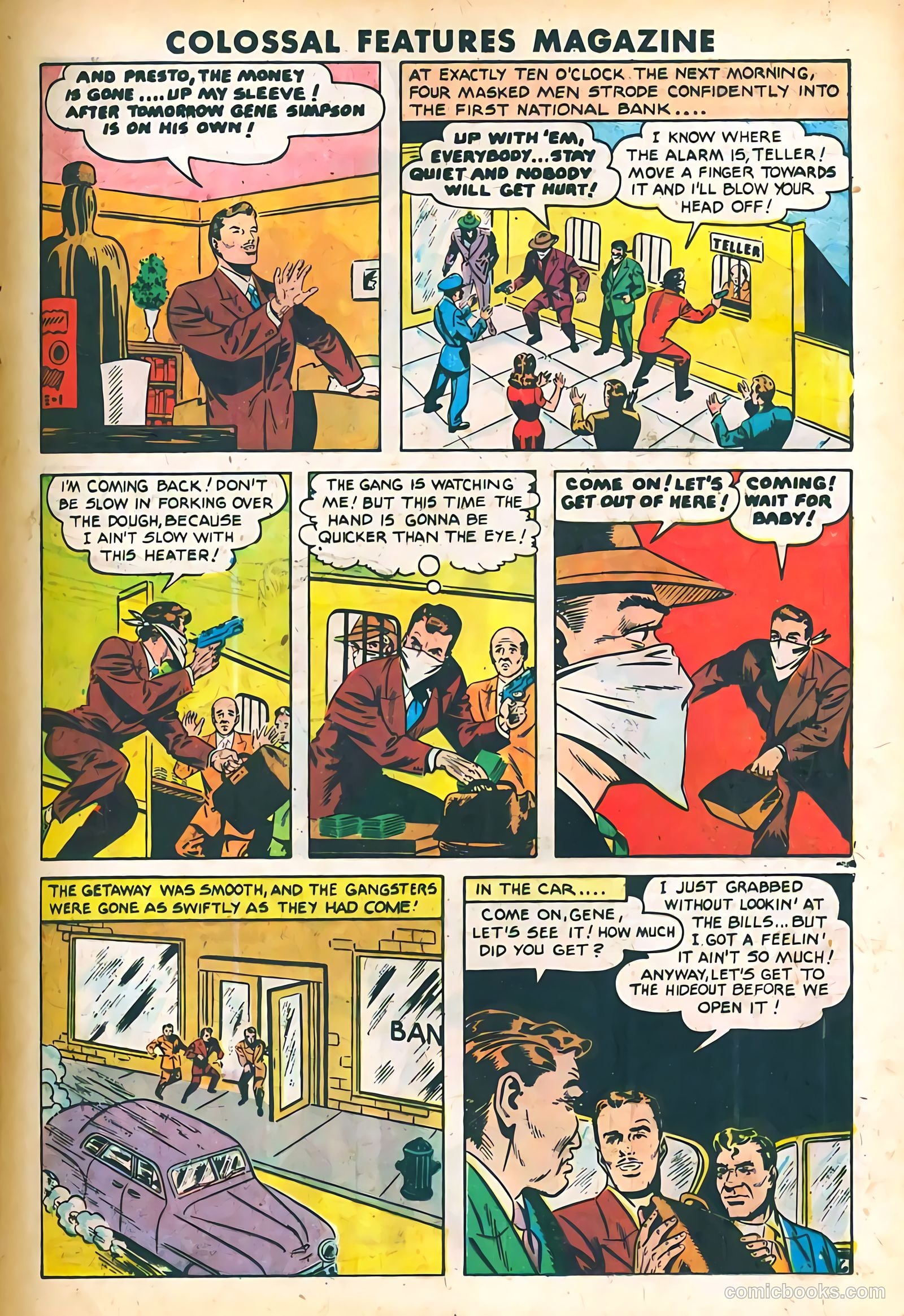 Blue Circle Comics #6 (1945, Rural Empire Publishing Co.) — page 18 of 37