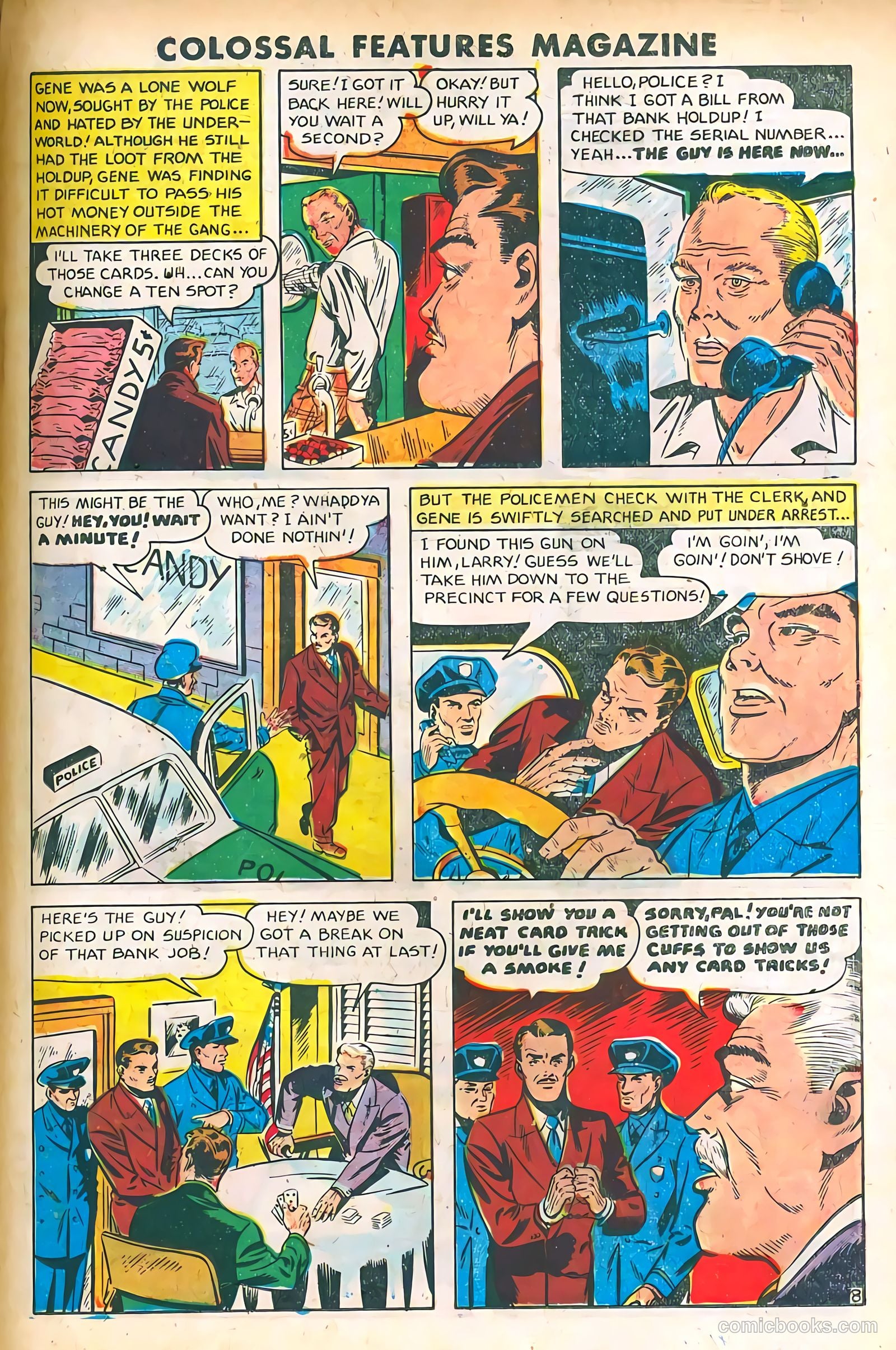 Blue Circle Comics #6 (1945, Rural Empire Publishing Co.) — page 20 of 37