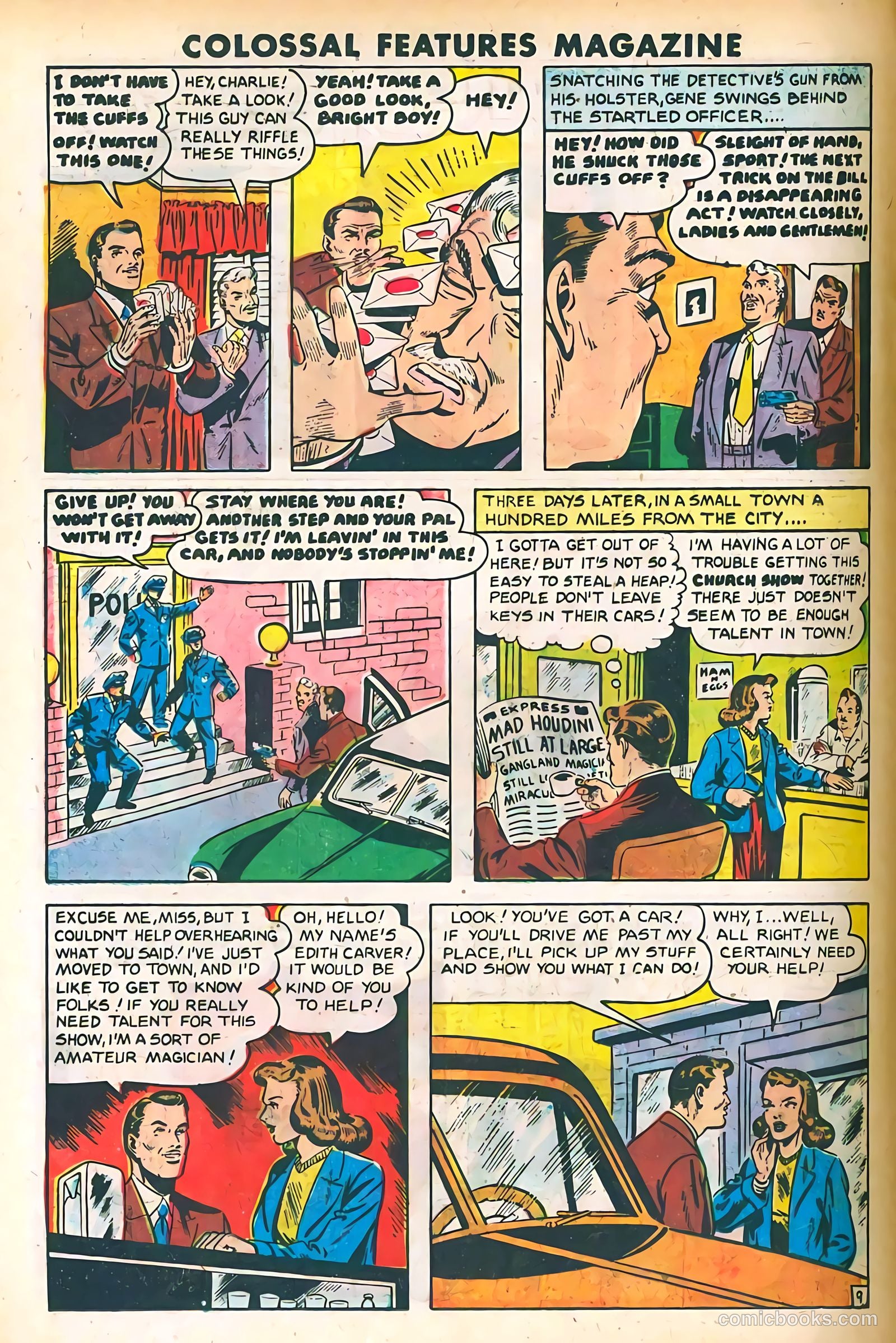 Blue Circle Comics #6 (1945, Rural Empire Publishing Co.) — page 21 of 37