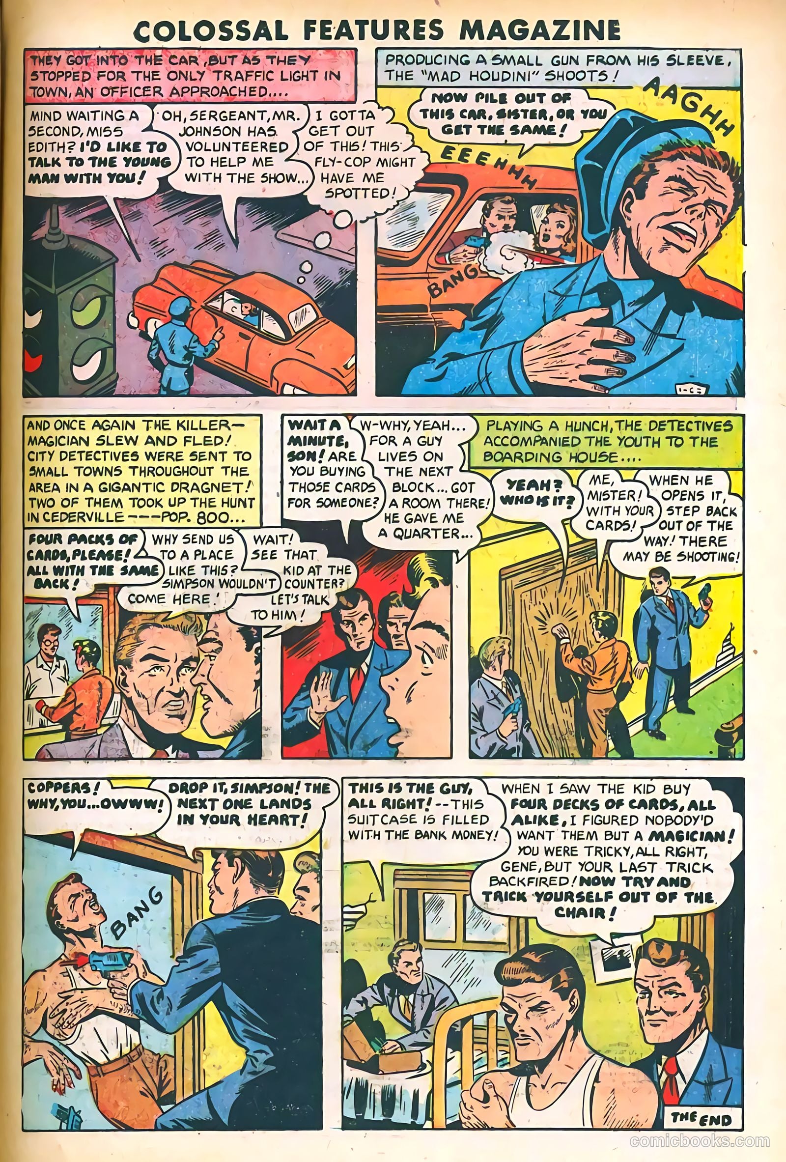 Blue Circle Comics #6 (1945, Rural Empire Publishing Co.) — page 22 of 37