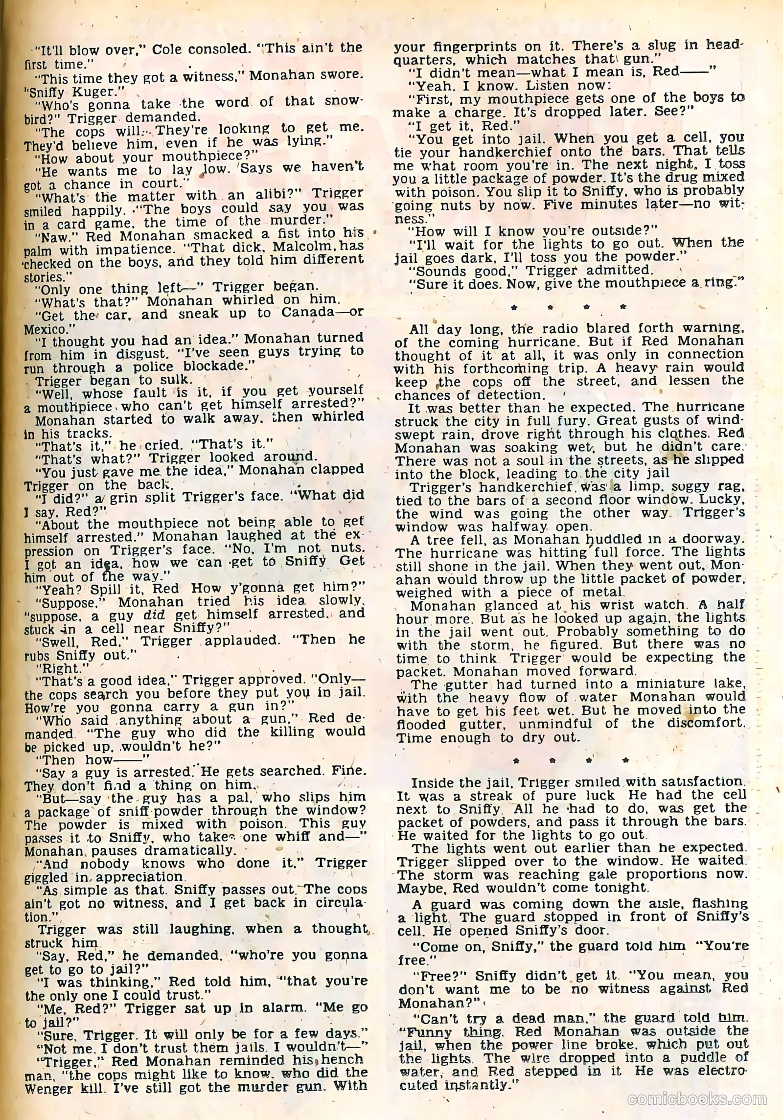 Blue Circle Comics #6 (1945, Rural Empire Publishing Co.) — page 24 of 37