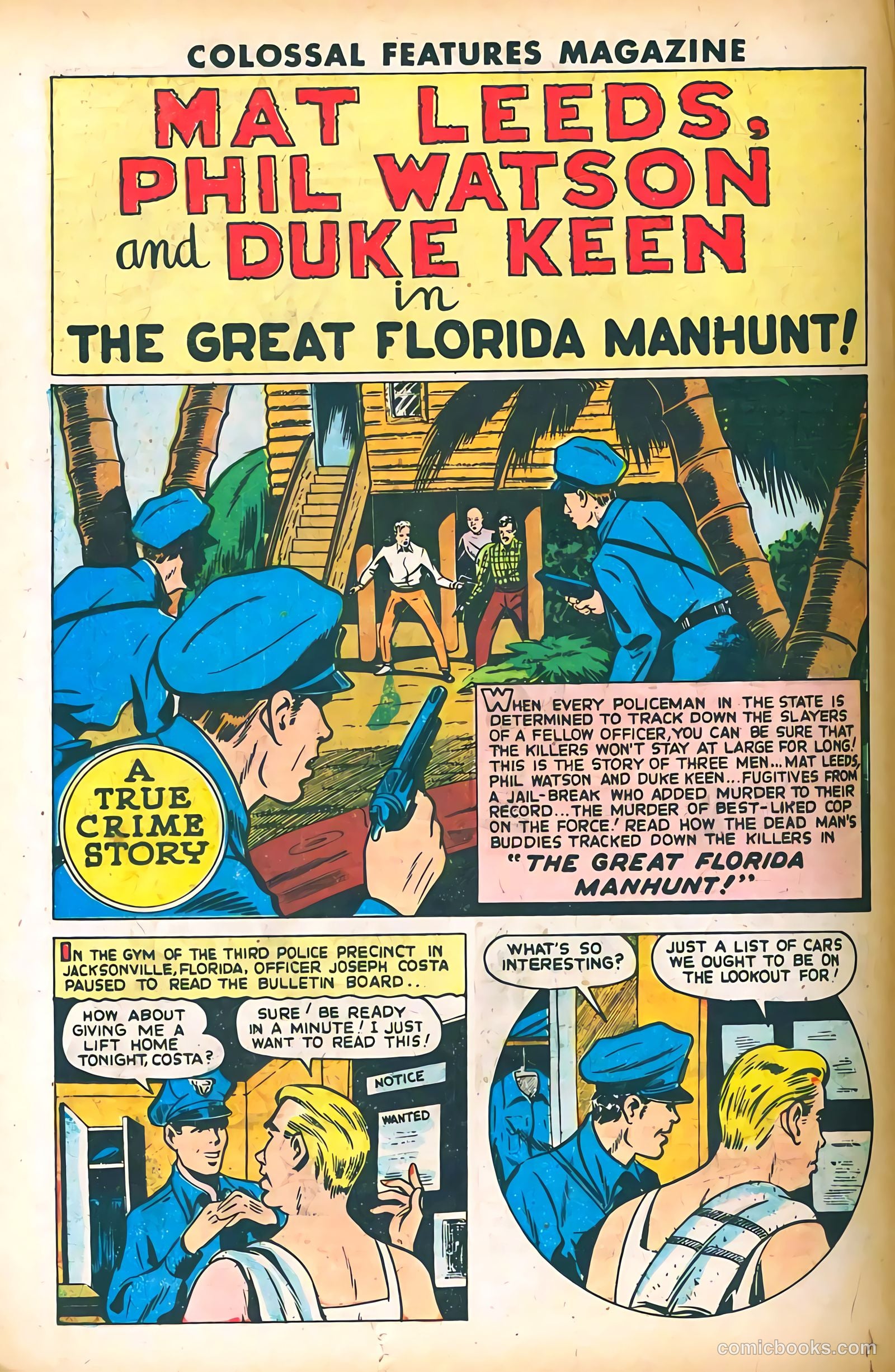 Blue Circle Comics #6 (1945, Rural Empire Publishing Co.) — page 25 of 37