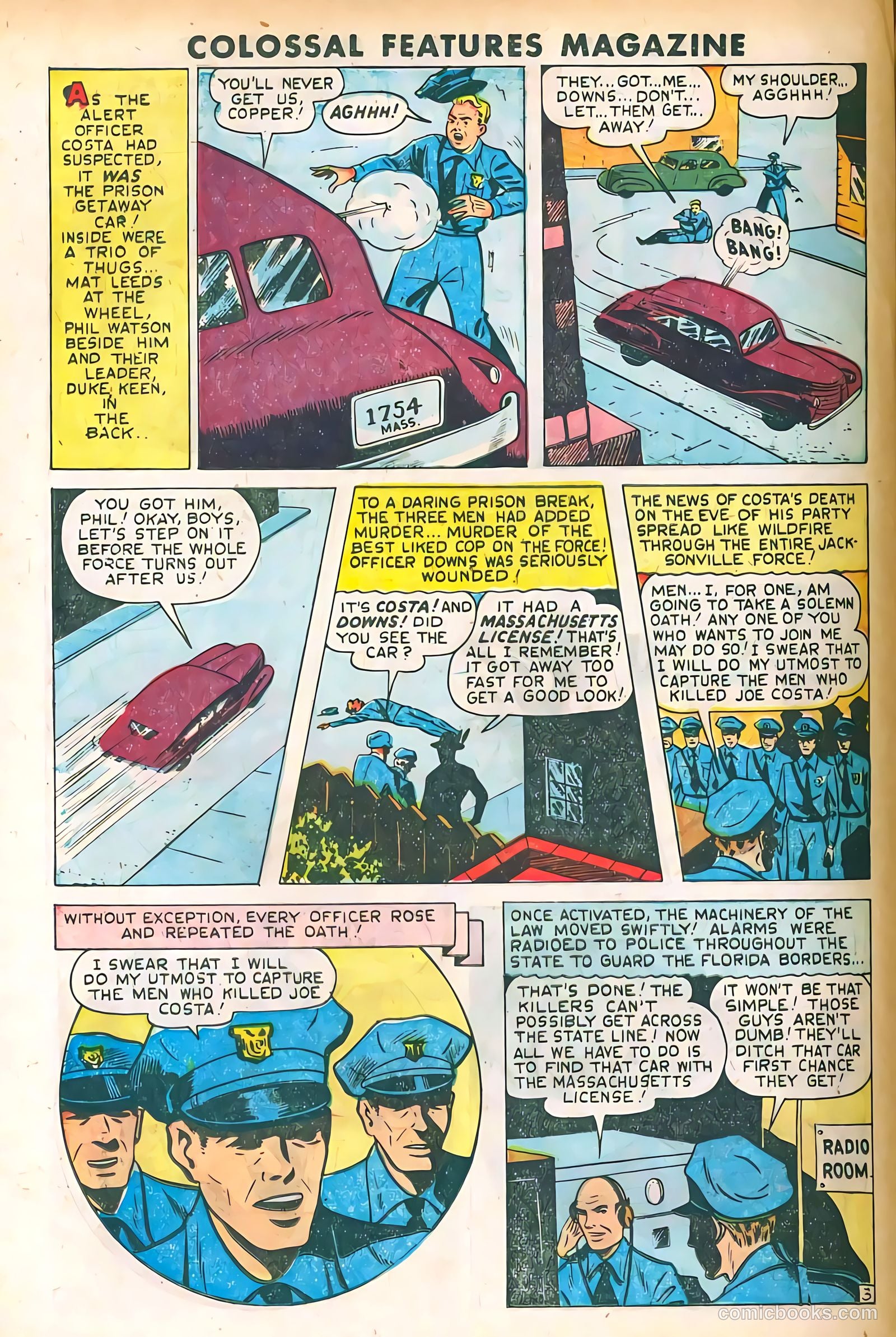 Blue Circle Comics #6 (1945, Rural Empire Publishing Co.) — page 27 of 37