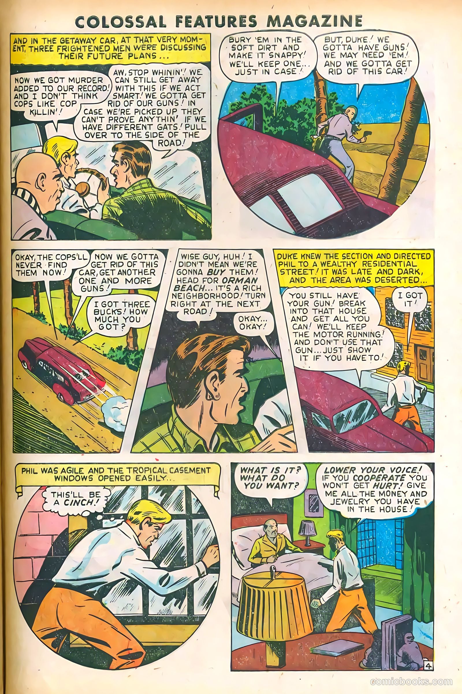 Blue Circle Comics #6 (1945, Rural Empire Publishing Co.) — page 28 of 37