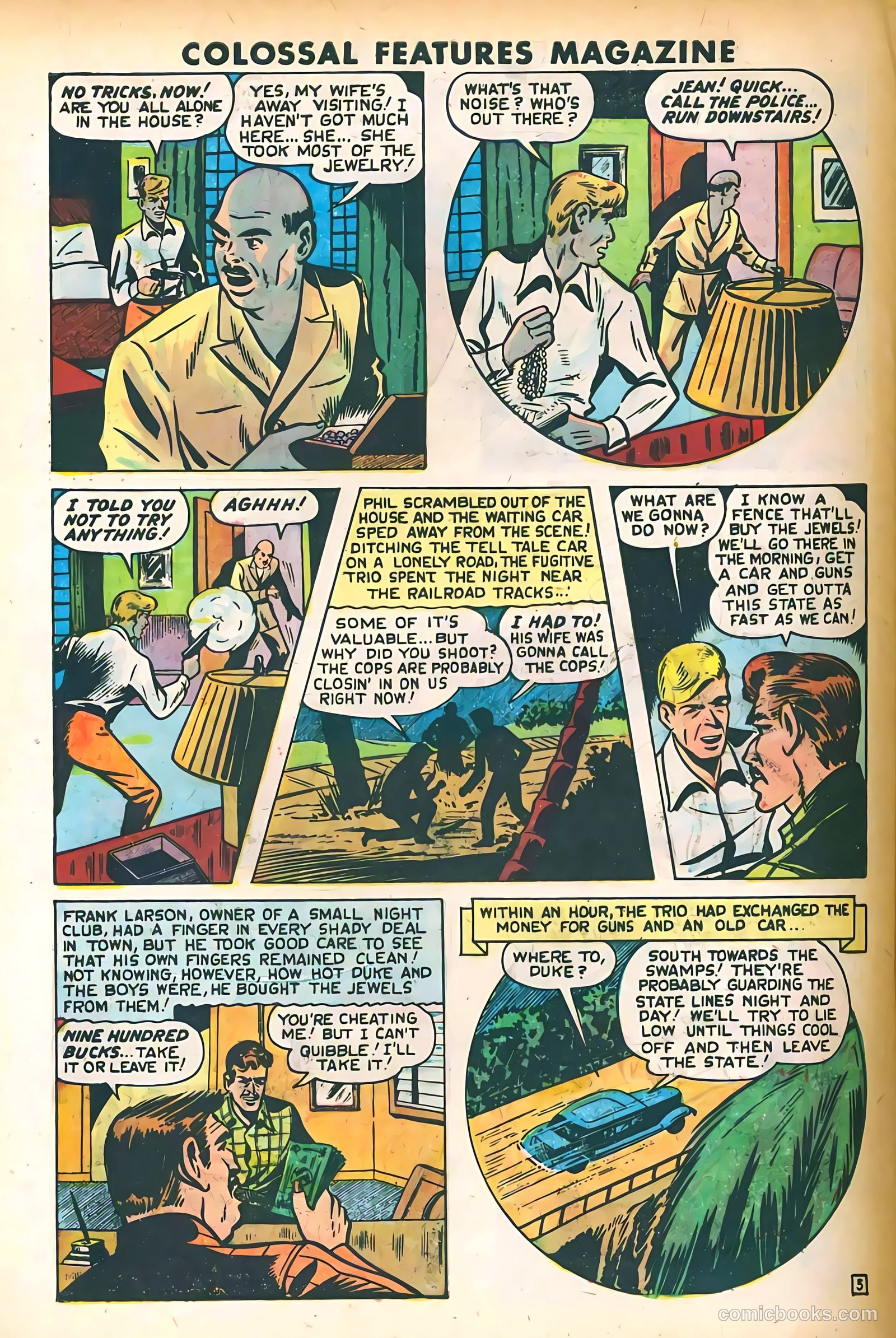 Blue Circle Comics #6 (1945, Rural Empire Publishing Co.) — page 29 of 37