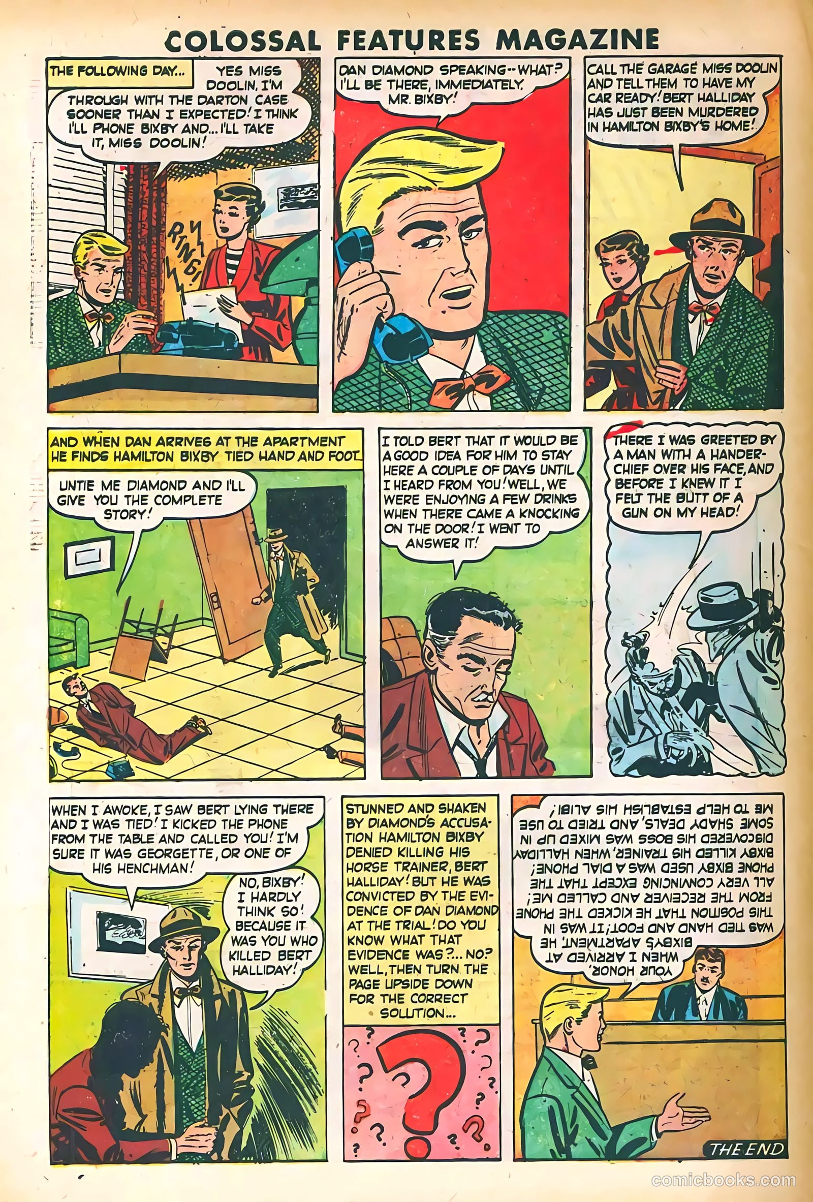 Blue Circle Comics #6 (1945, Rural Empire Publishing Co.) — page 33 of 37
