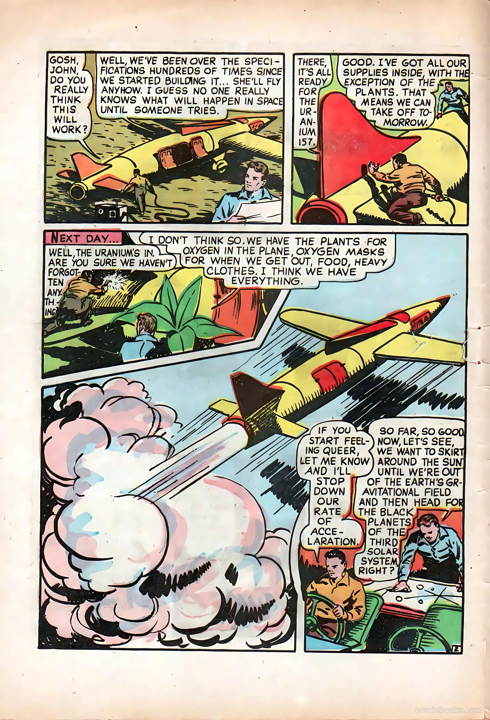 Conqueror Comics #1 (1945) — page 4