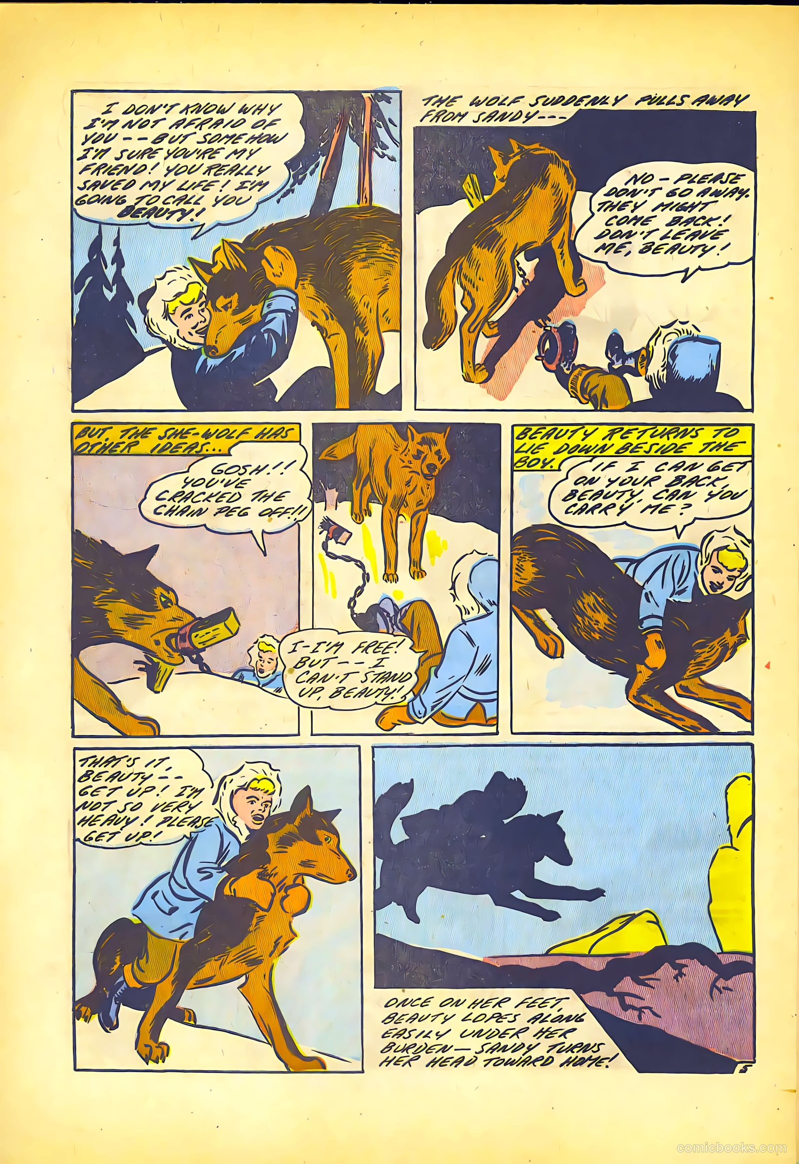 Conqueror Comics #1 (1945) — page 28