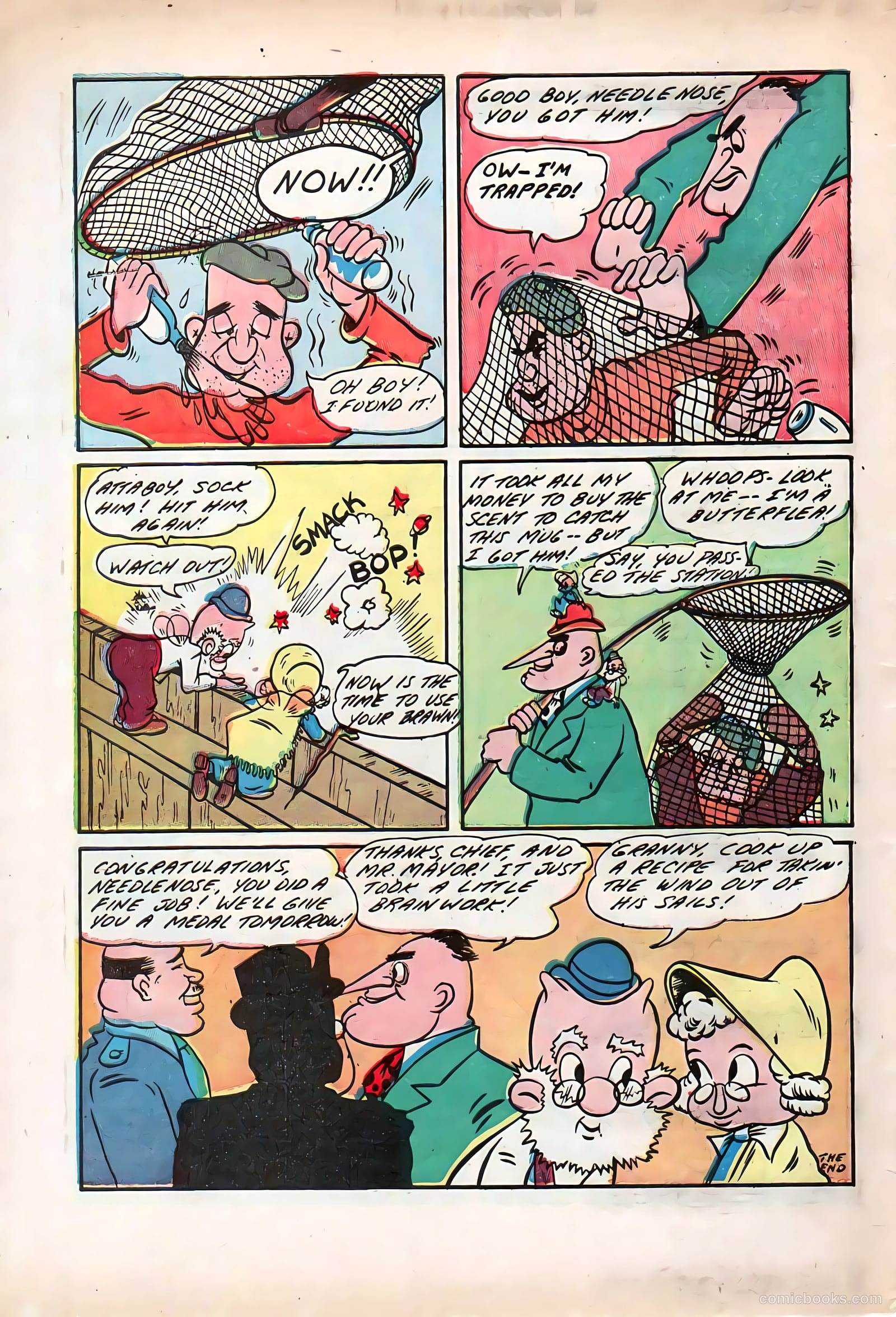 Conqueror Comics #1 (1945) — page 34