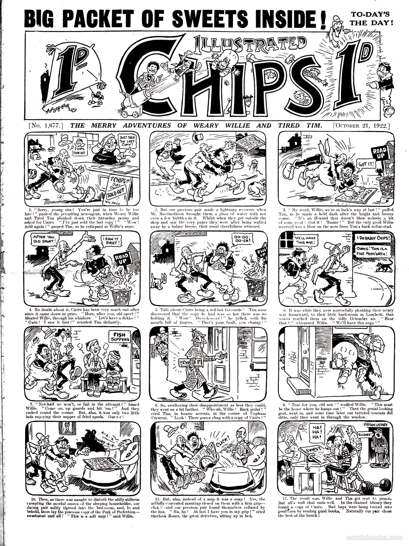 Illustrated Chips #1677 (1922) — page 1