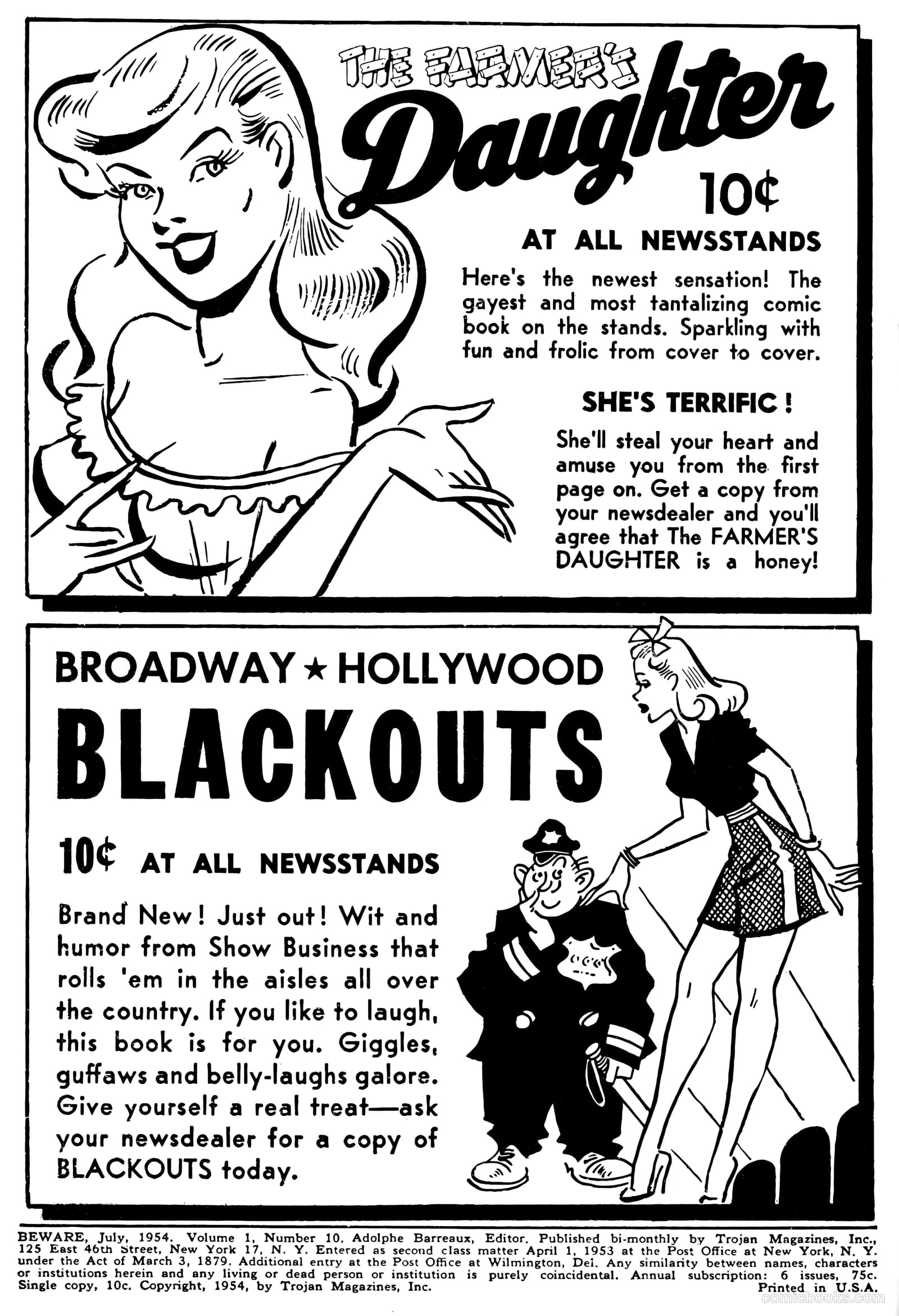 Beware #10 (1954) — page 2