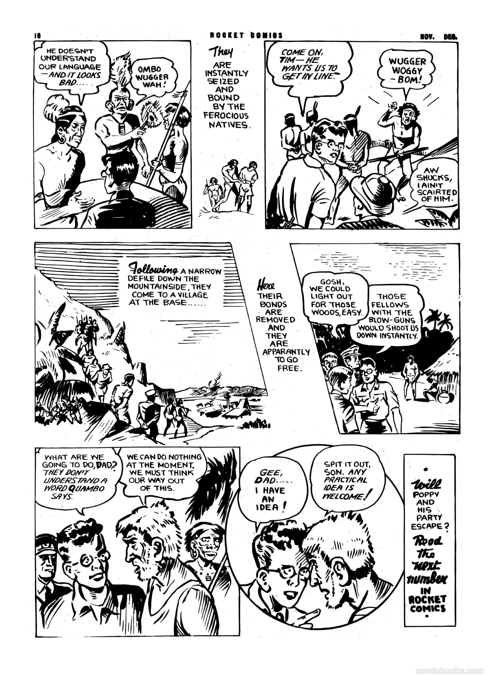Rocket Comics v1 #5 (1943) — page 16