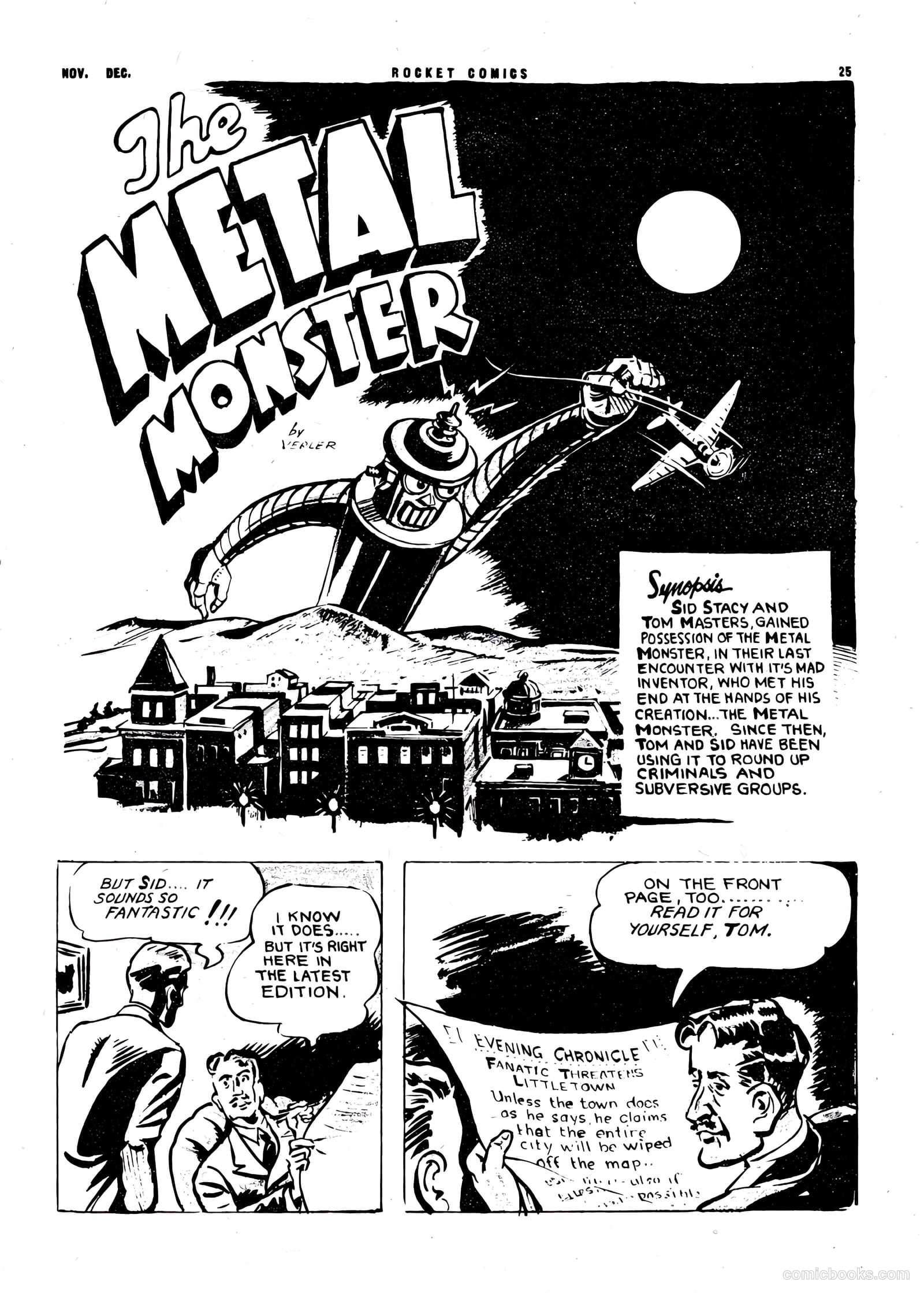 Rocket Comics v1 #5 (1943) — page 25
