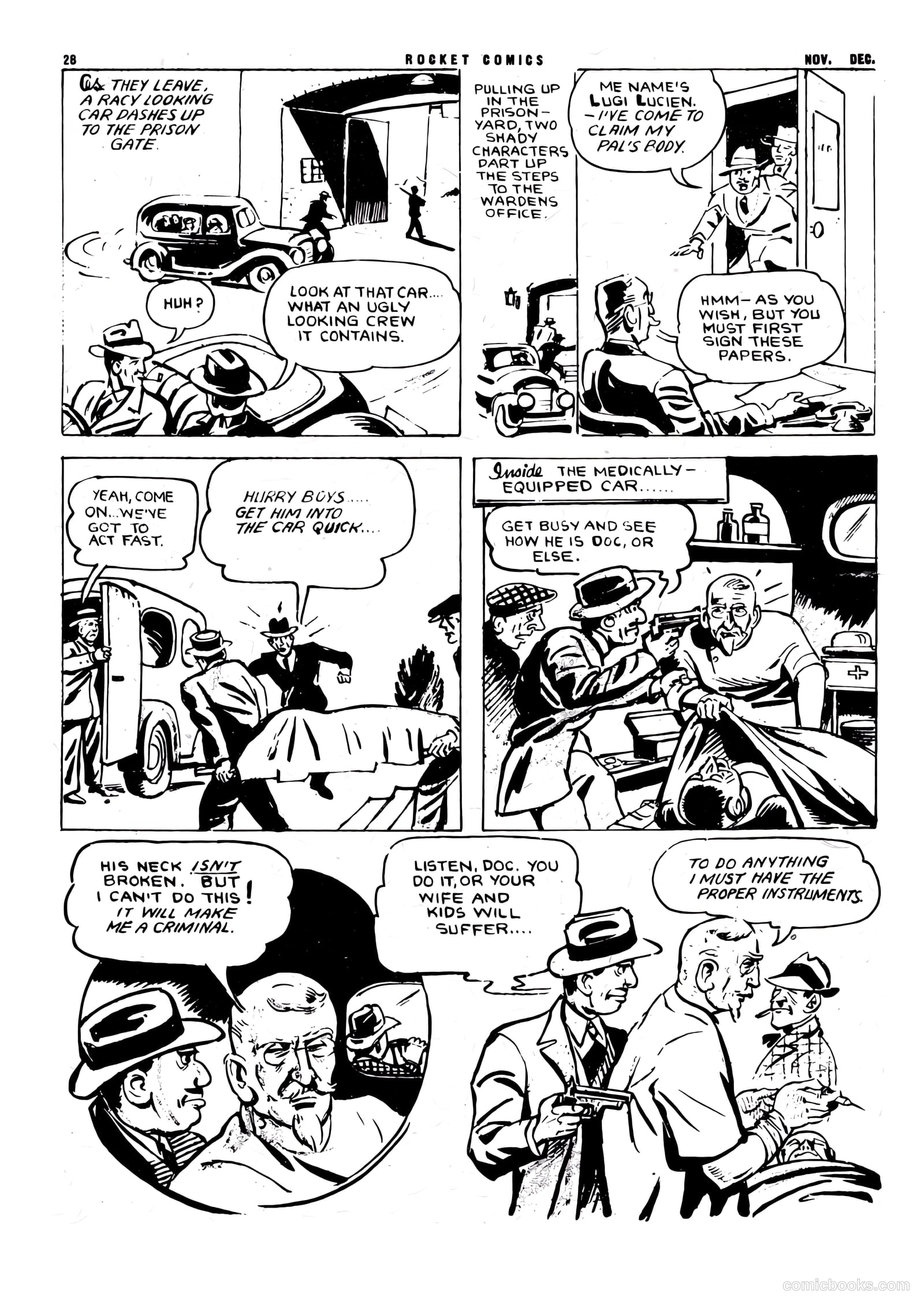 Rocket Comics v1 #5 (1943) — page 28