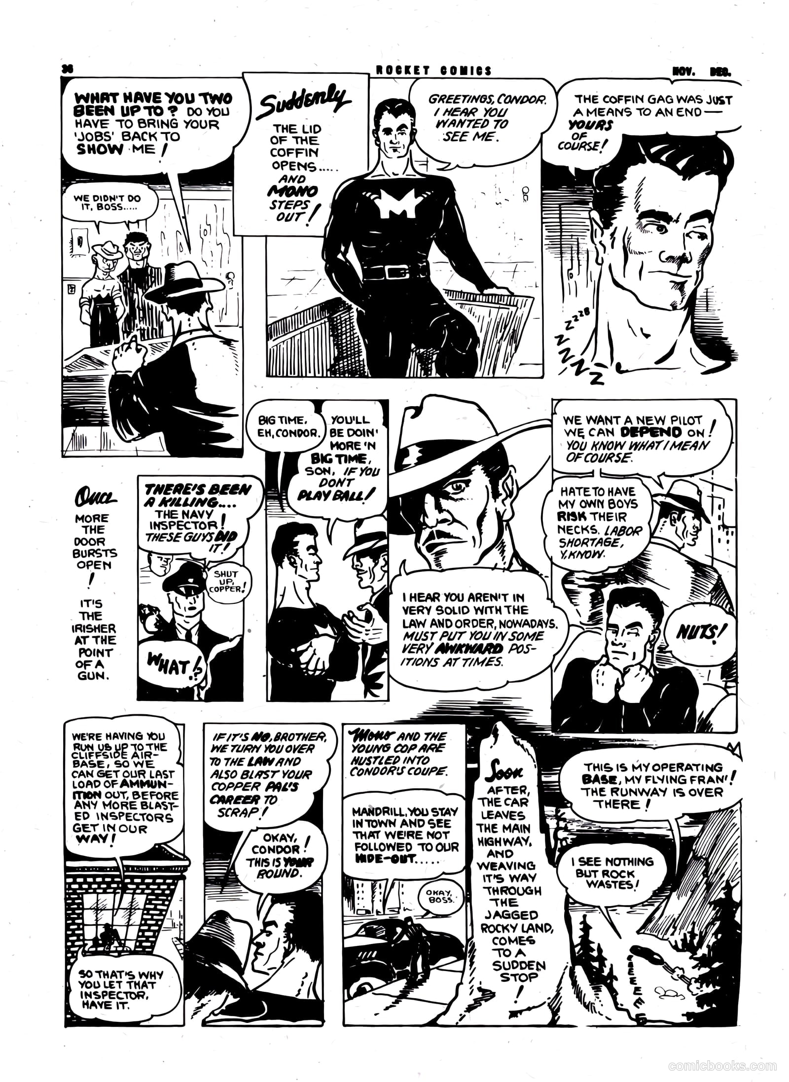 Rocket Comics v1 #5 (1943) — page 36