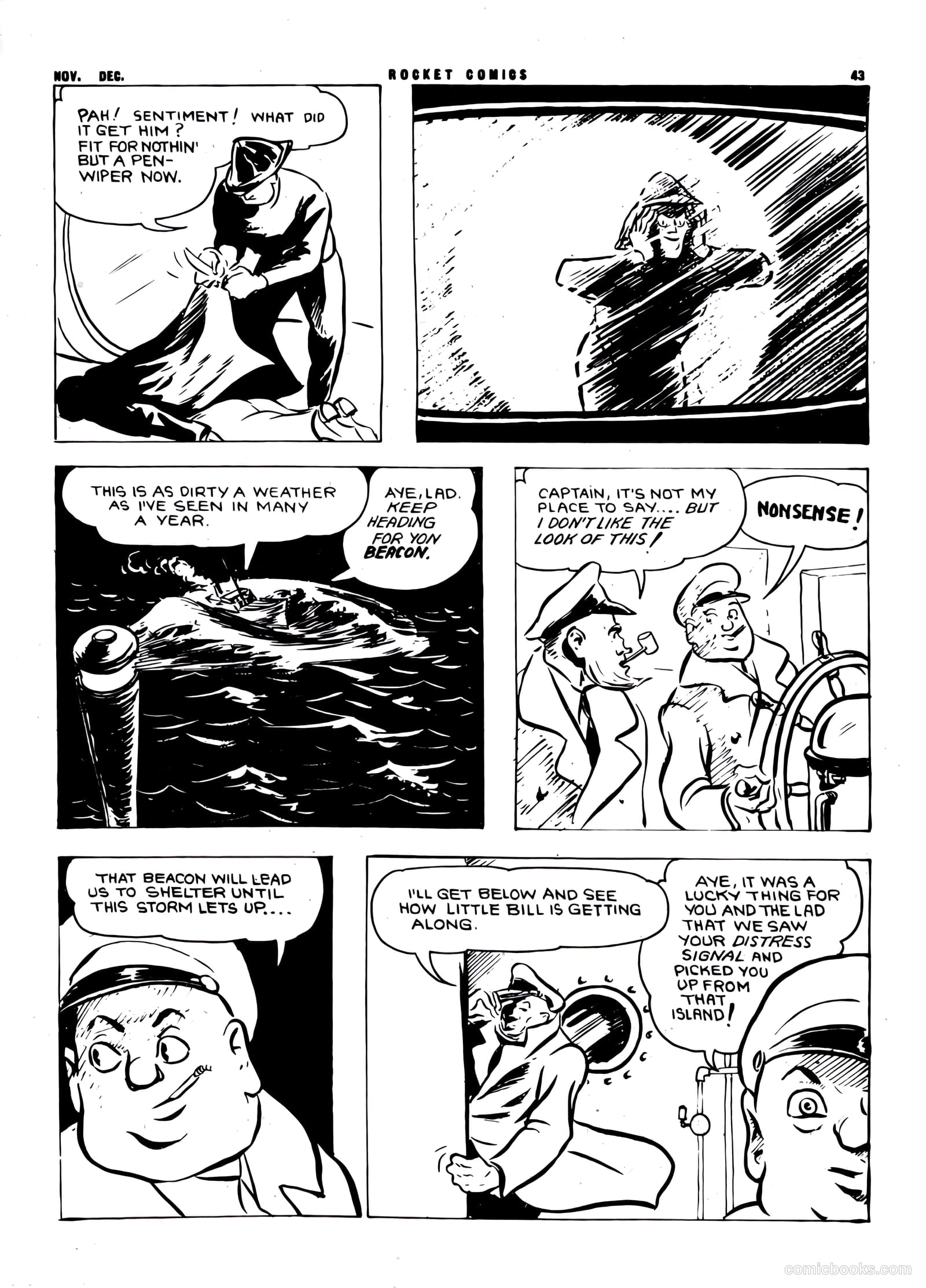 Rocket Comics v1 #5 (1943) — page 43