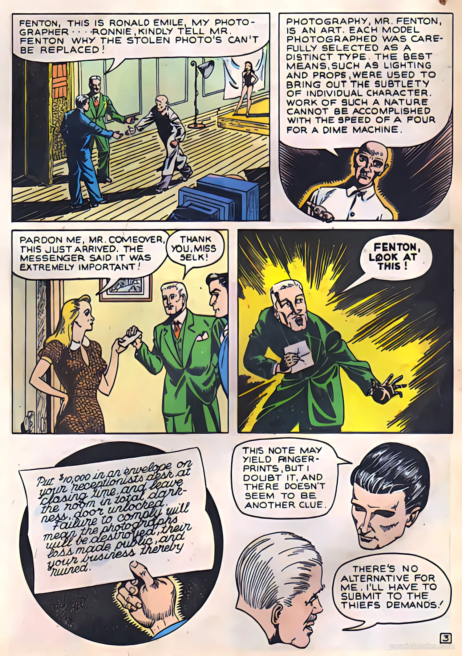 Camera Comics #9 (1944) — page 15