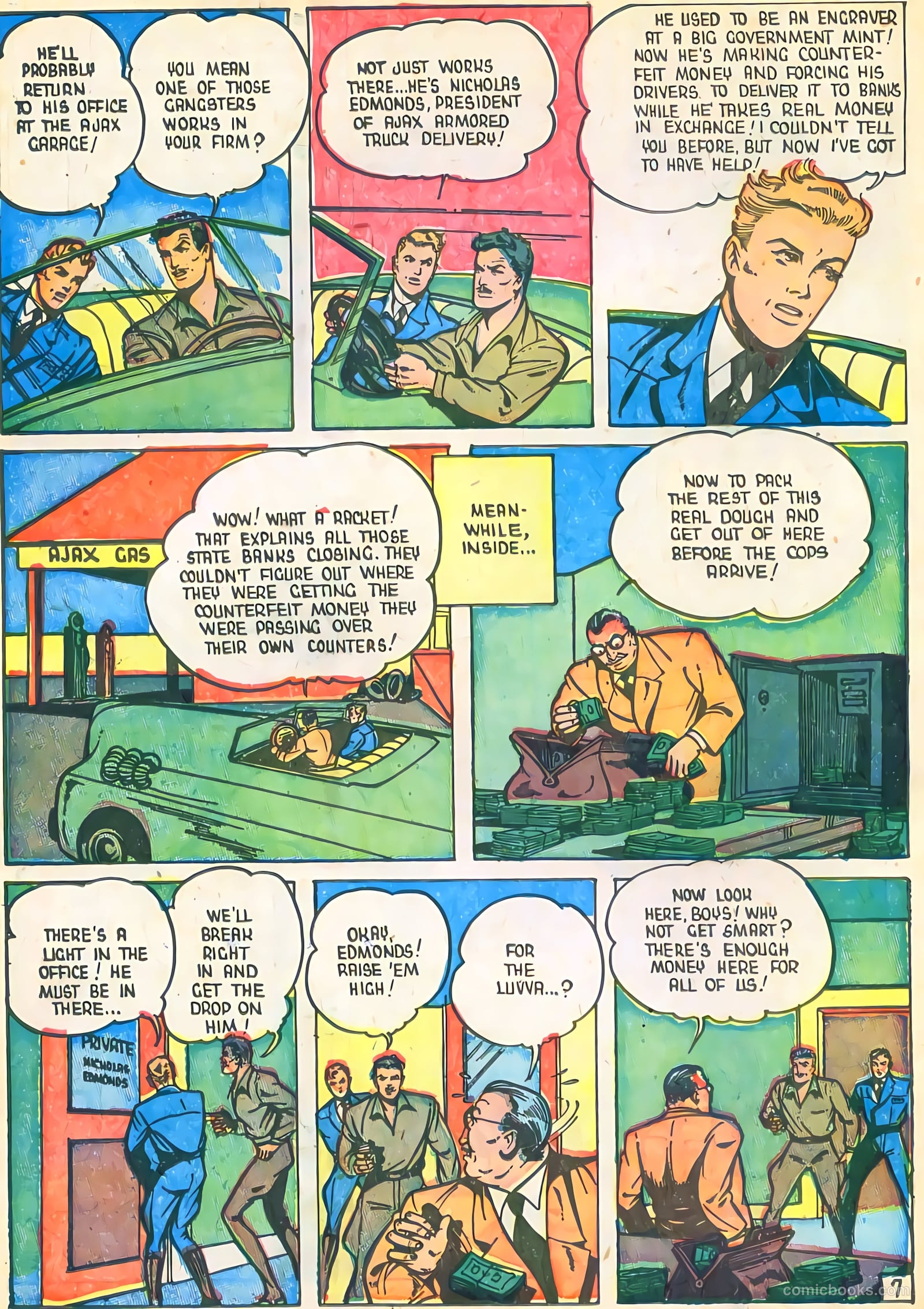 Three Aces Comics v5 #51 (1946) — page 10