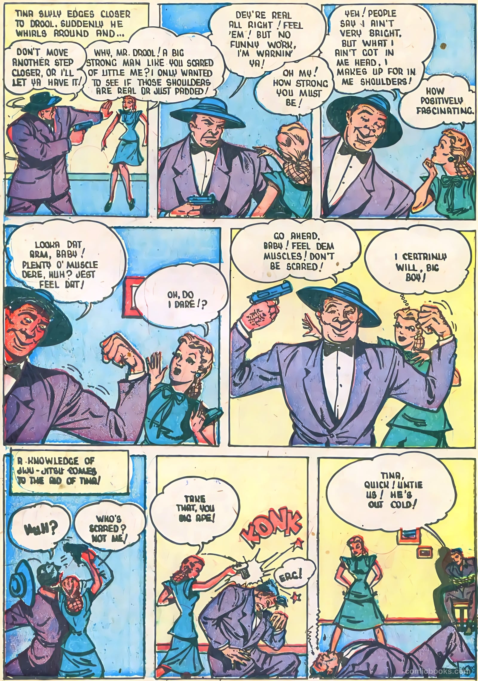 Three Aces Comics v5 #51 (1946) — page 12