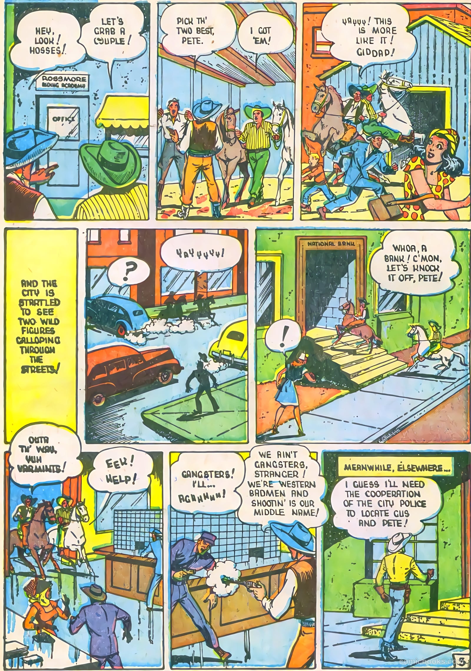 Three Aces Comics v5 #51 (1946) — page 16
