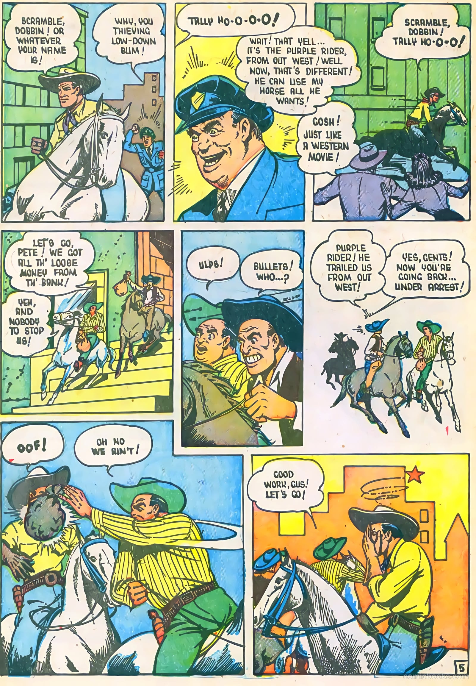 Three Aces Comics v5 #51 (1946) — page 18
