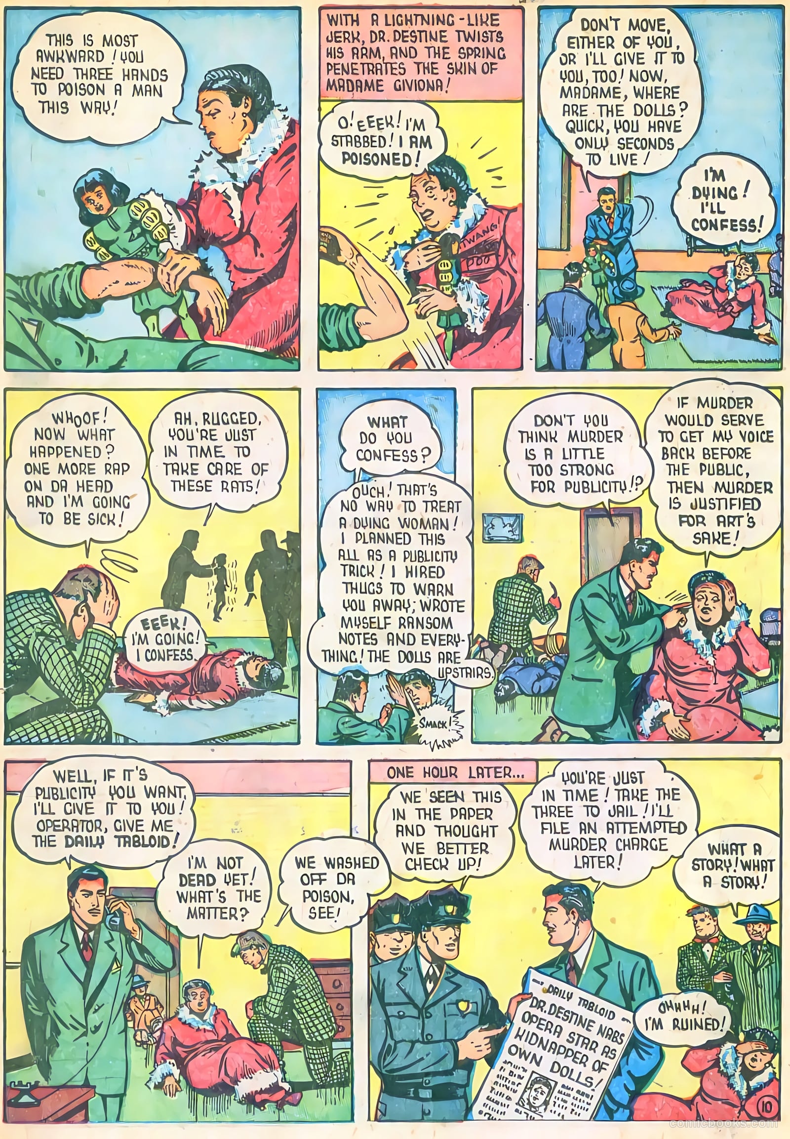 Three Aces Comics v5 #51 (1946) — page 34