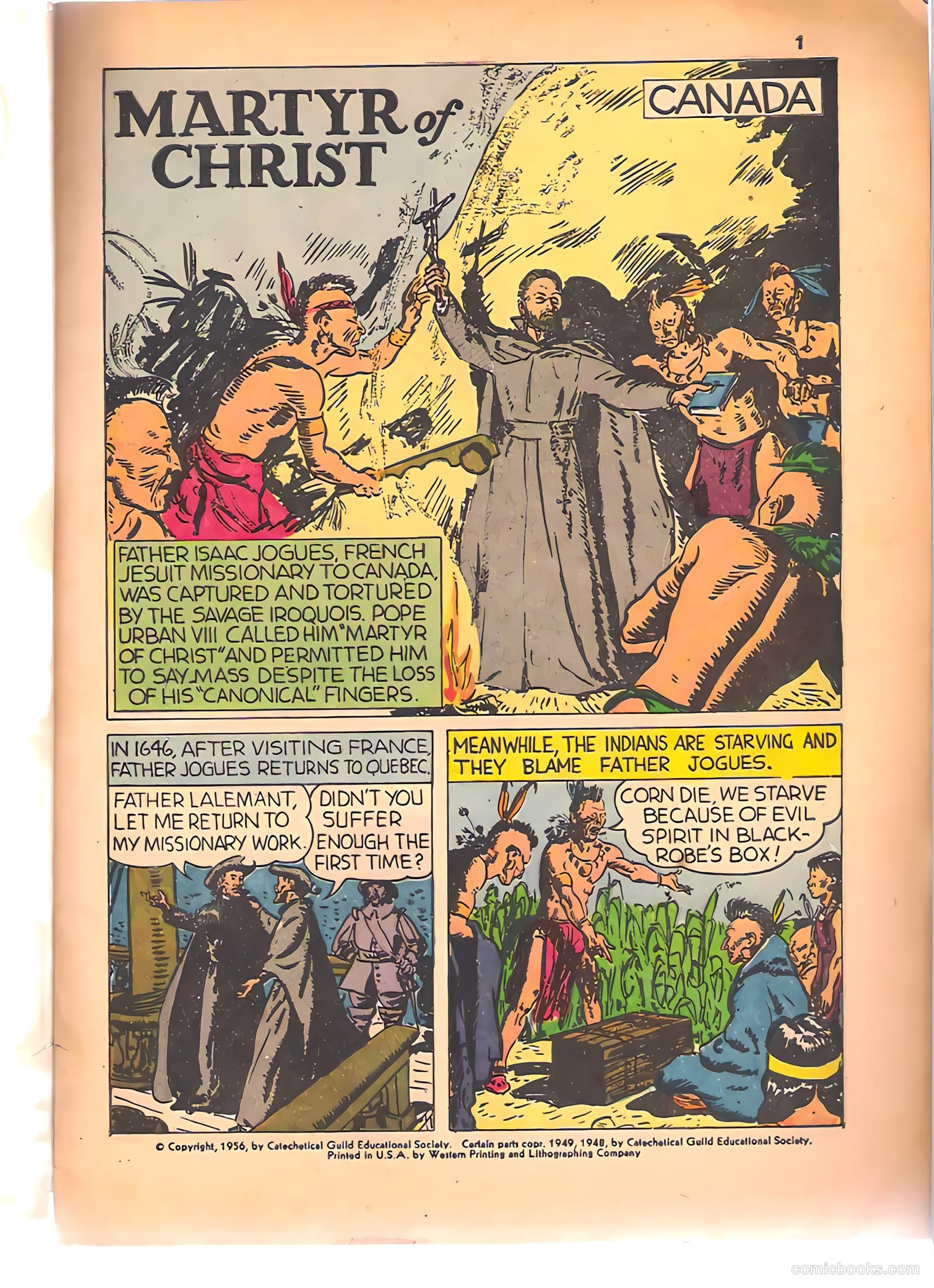 God's Heroes in America #1 (1956) — page 2