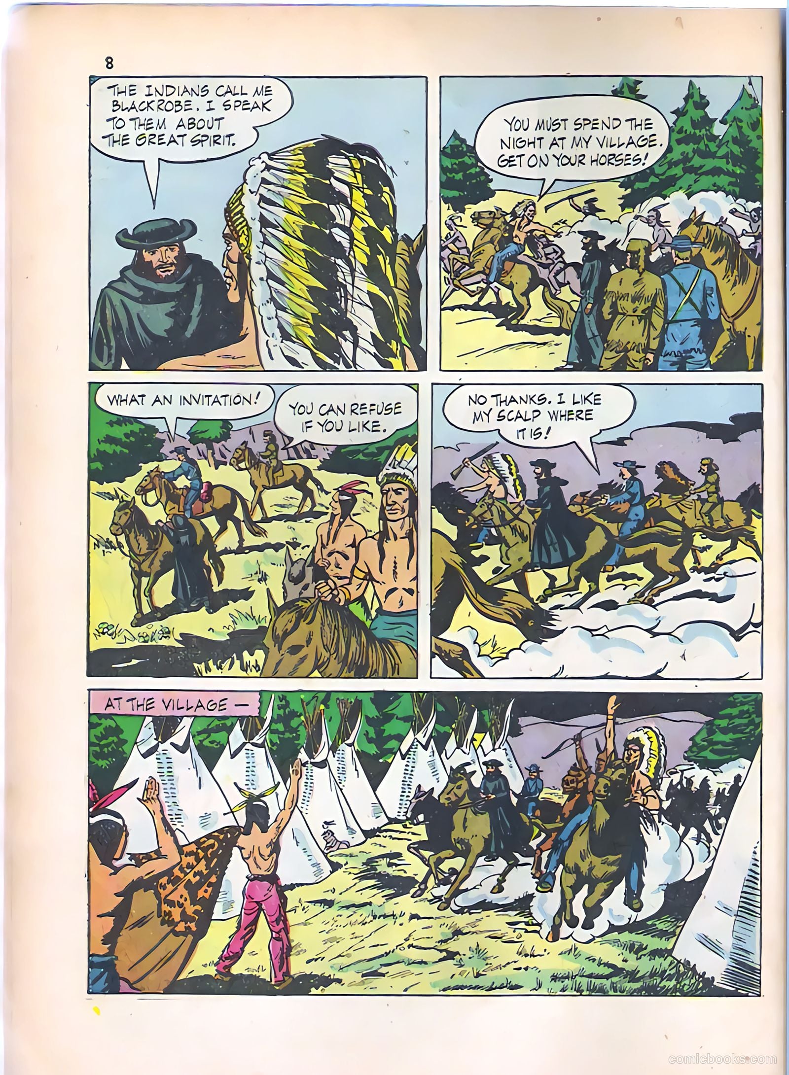 God's Heroes in America #1 (1956) — page 9