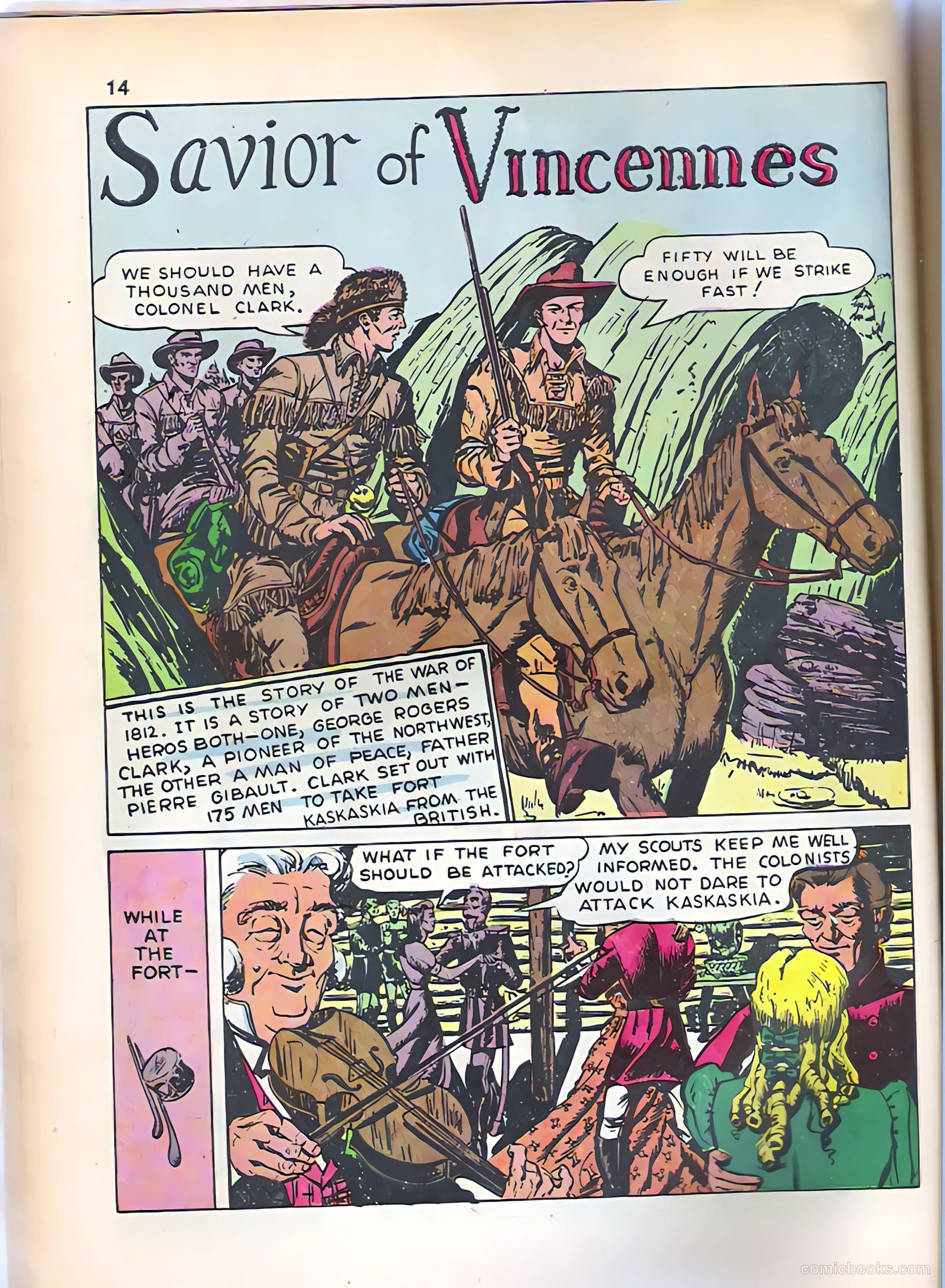 God's Heroes in America #1 (1956) — page 15