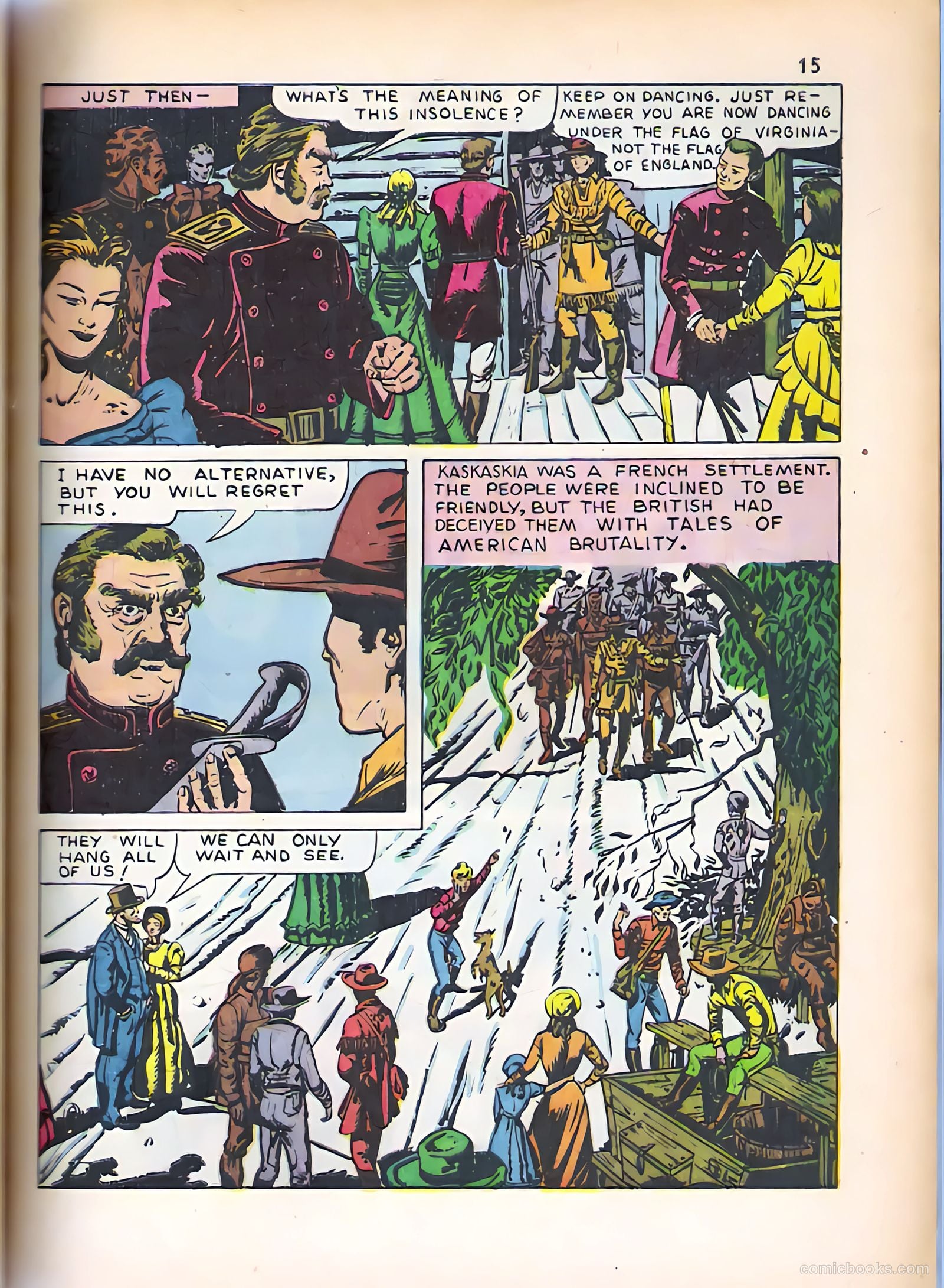 God's Heroes in America #1 (1956) — page 16