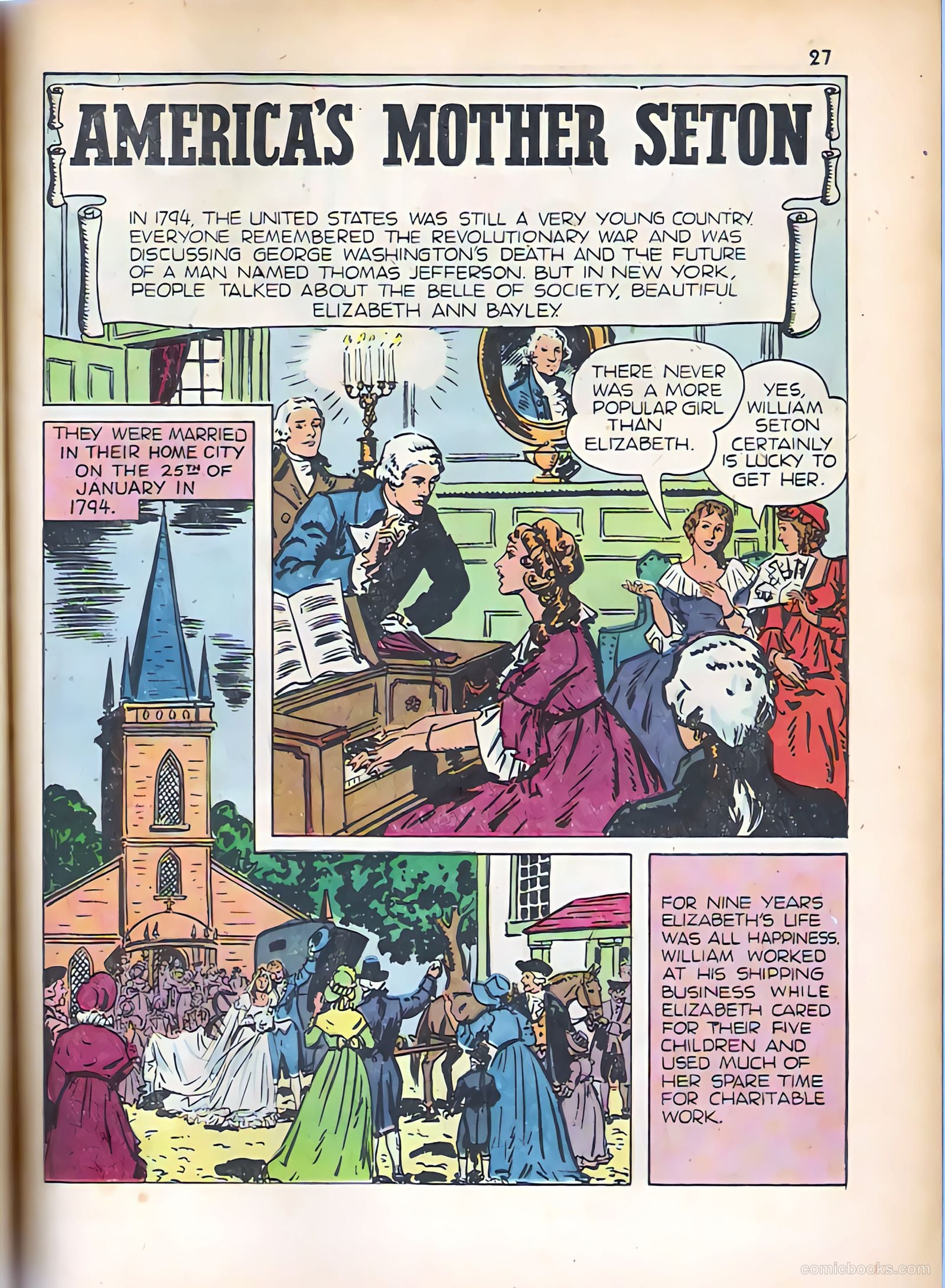 God's Heroes in America #1 (1956) — page 28