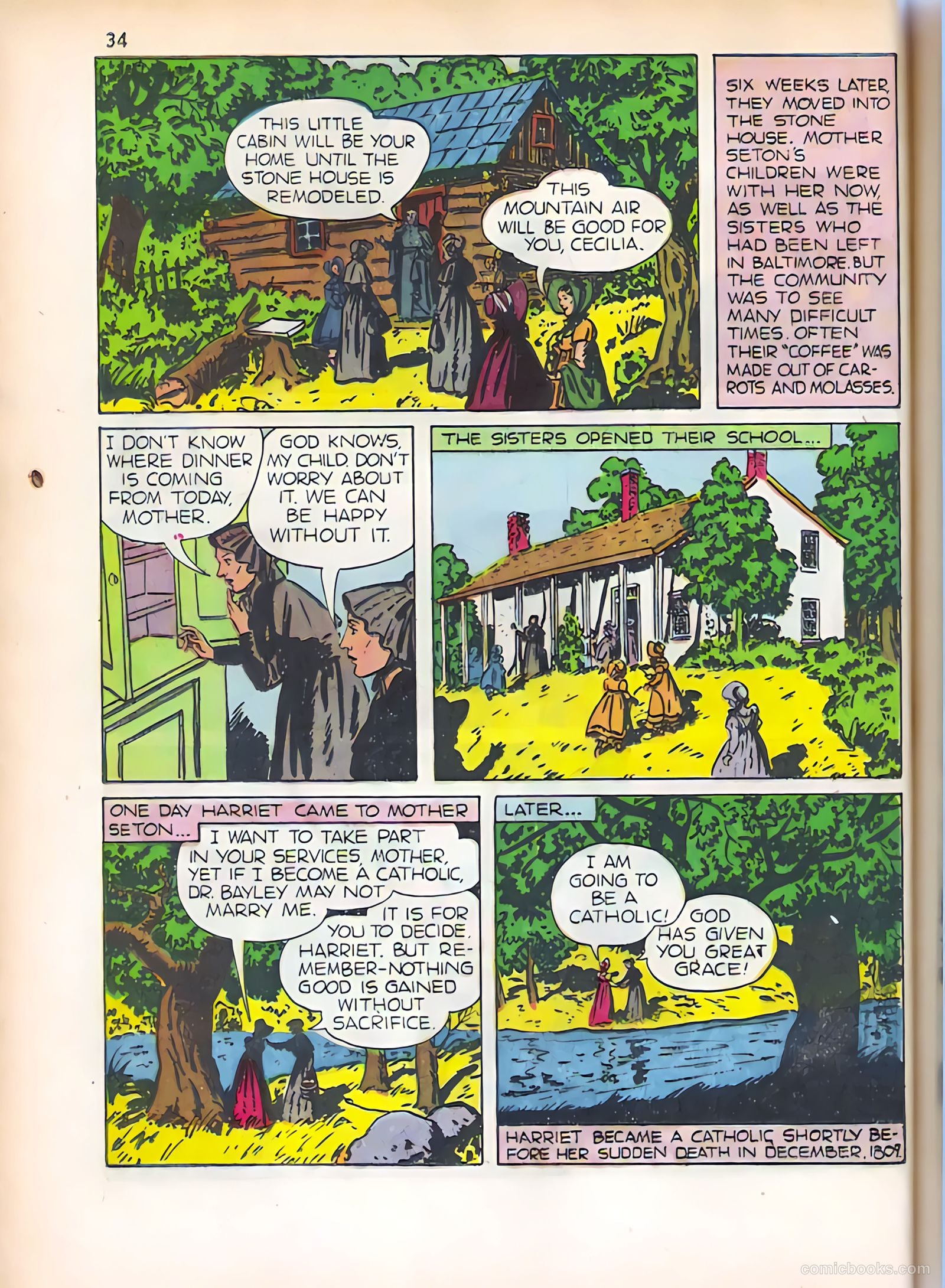 God's Heroes in America #1 (1956) — page 35